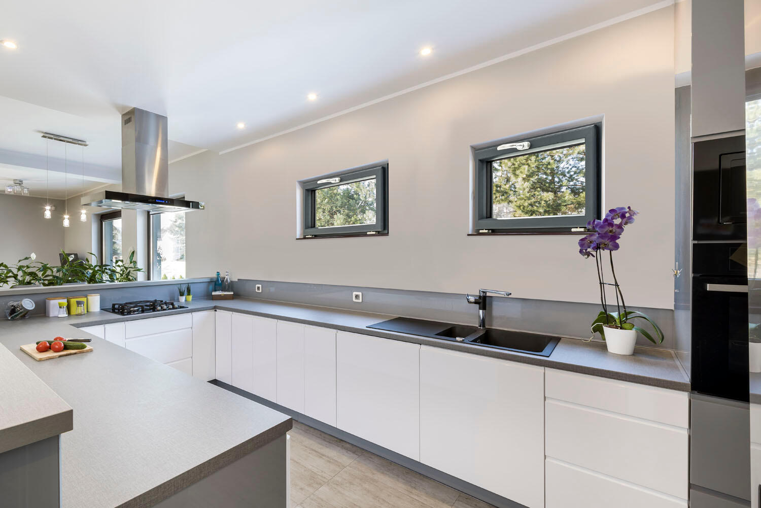 Abattant alu Essentiel H.60xl.120cm gris anthracite - 3