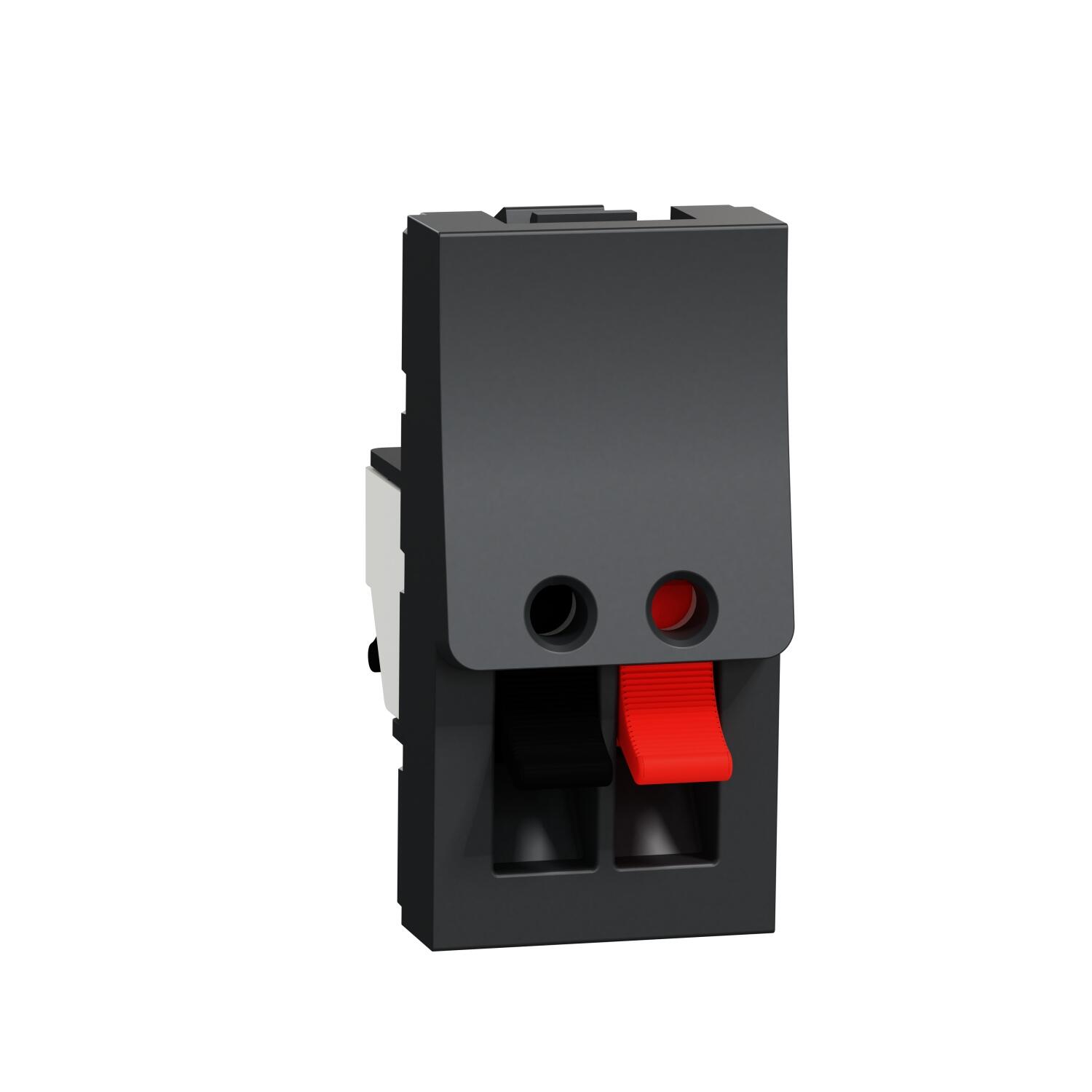 Prise HP ALVAIS Schneider ALB81088 – Pour Haut-parleur, Montage électrique