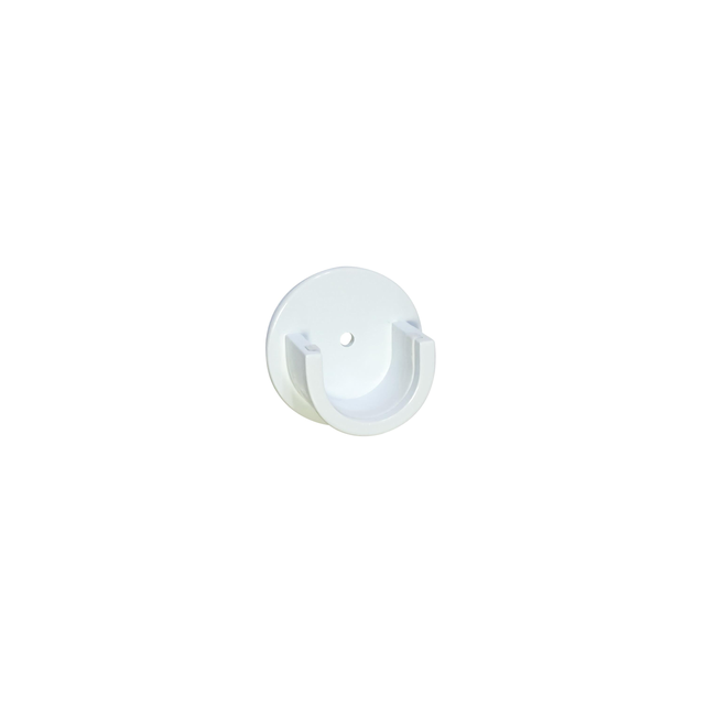 Support pour tringle à rideau Maya 28mm blanc peint INSPIRE