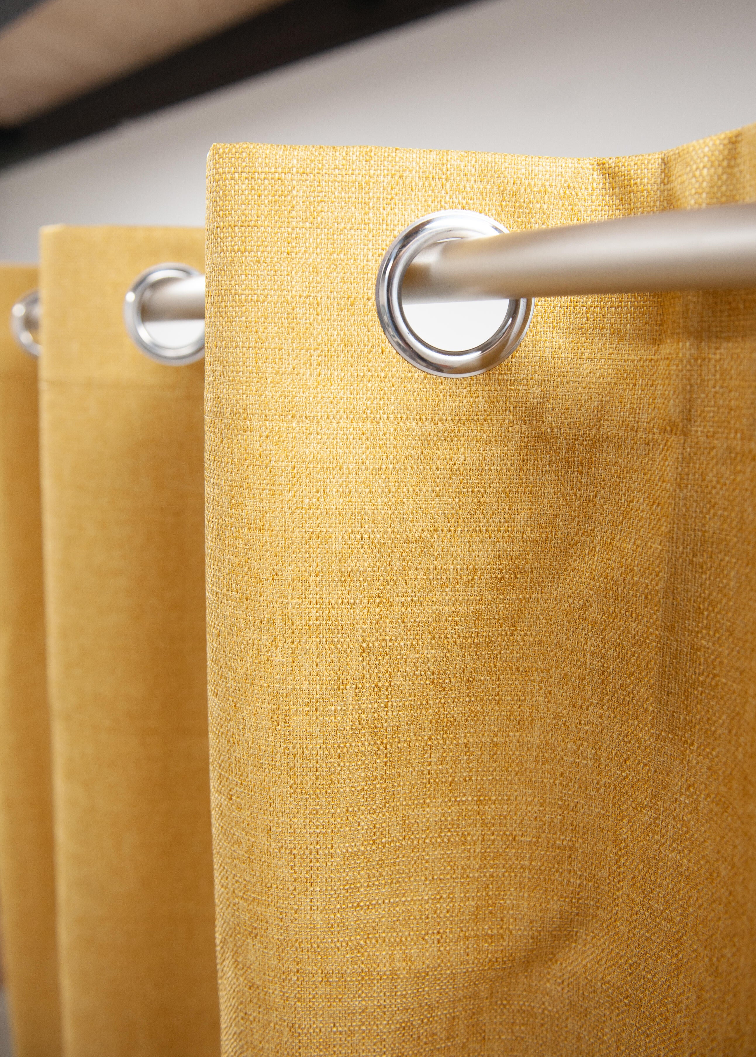 Rideau occultant, Bay, jaune H.260 x l.140 cm - 2