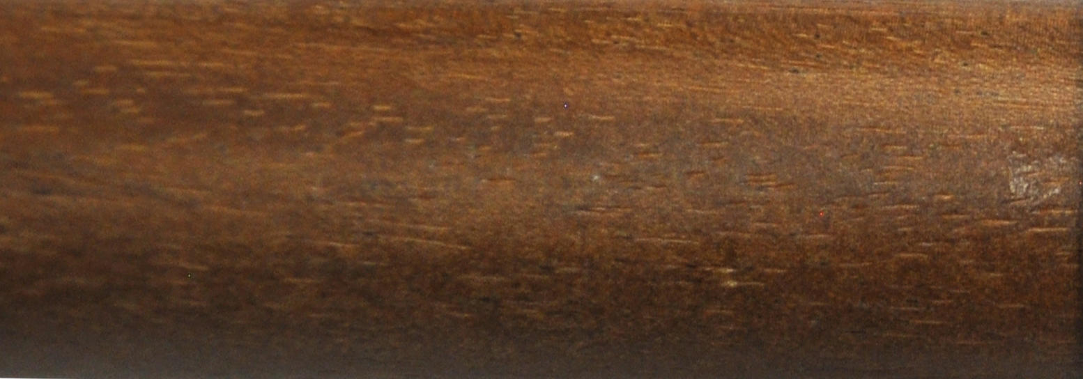 Varão de madeira 250cm D28 carvalho escuro Inspire - 4