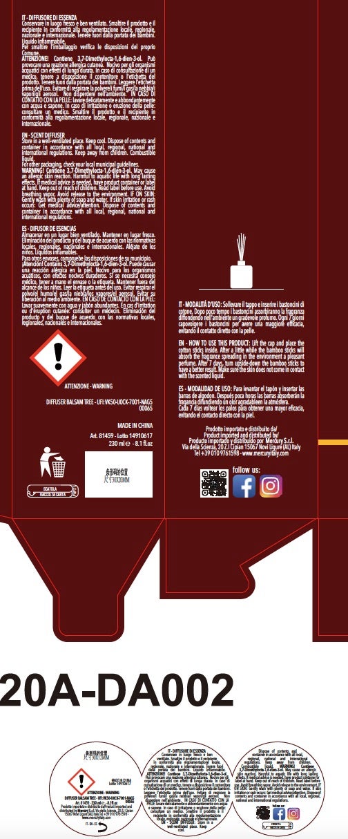 Diffusore fragranze assortite  250 ml - 2