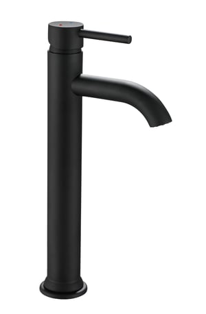 Mitigeur de lavabo noir mat, ROUSSEAU Ilo