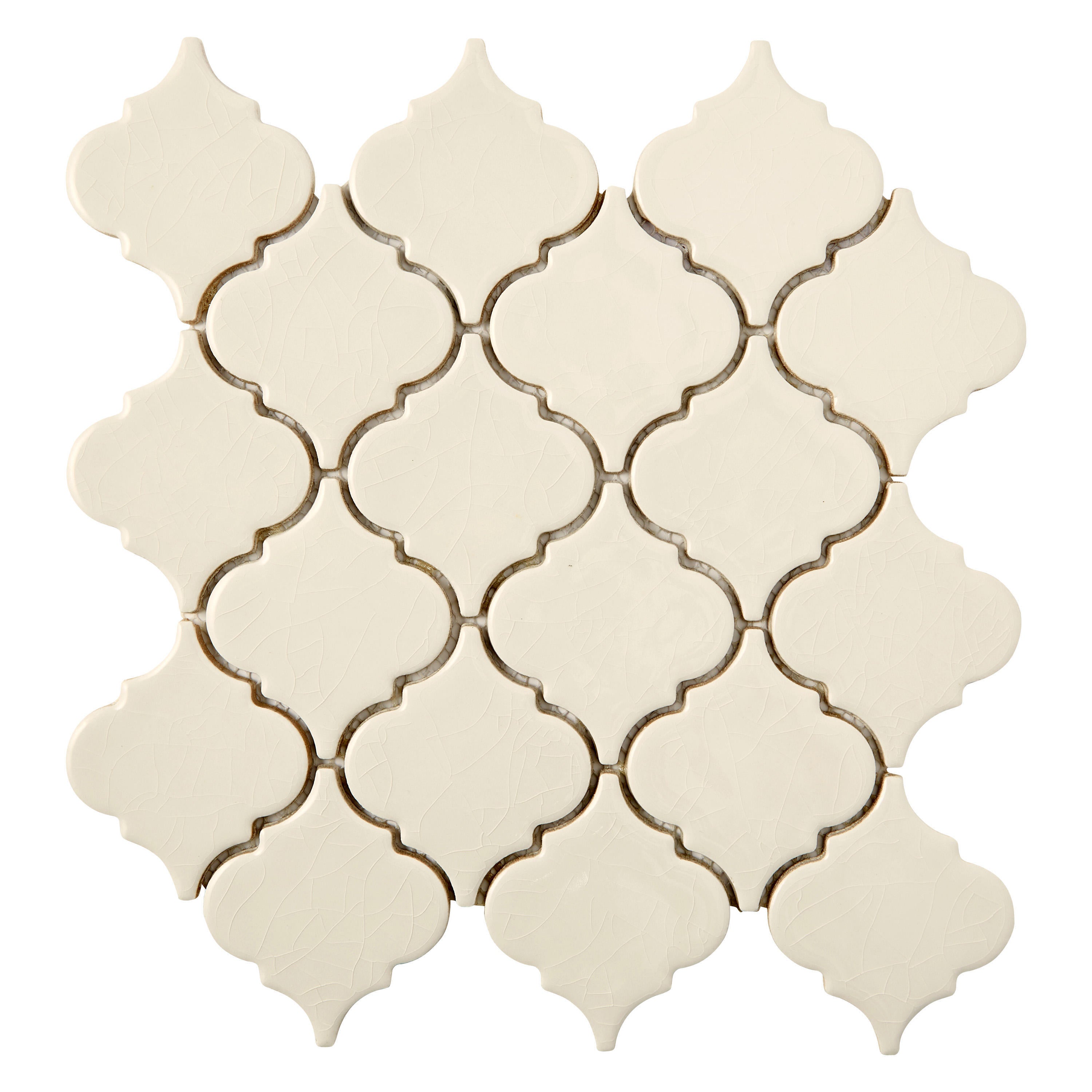 1 plaque de mosaïque Antik céramique blanc 24.1 x 24.1 cm ARTENS - 9
