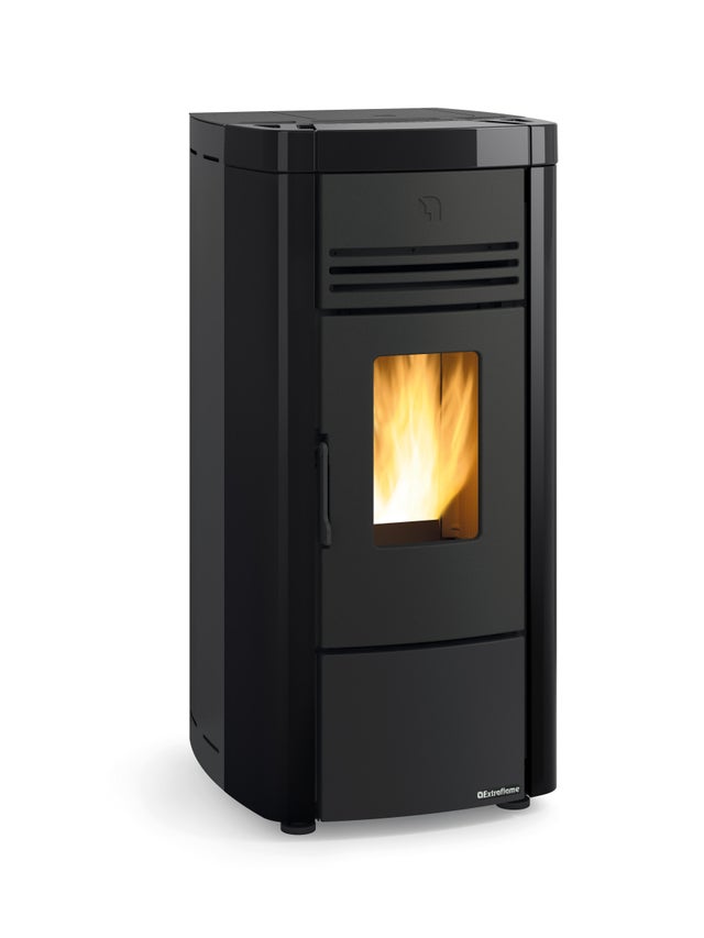 Poêle à granulés EXTRAFLAME Angela Plus Evo noir 8 kW