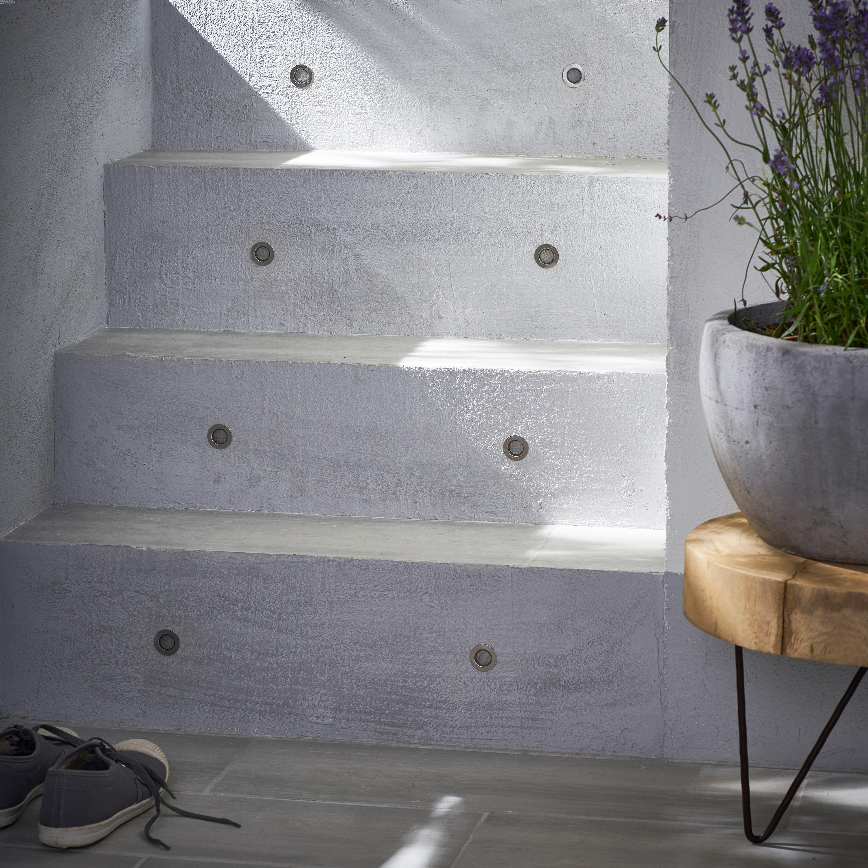 faretto da incasso con fonte luminosa fisso Modulo LED INSPIRE COLORADO grigio  Ø 3 cm Luce bianco freddo - 5