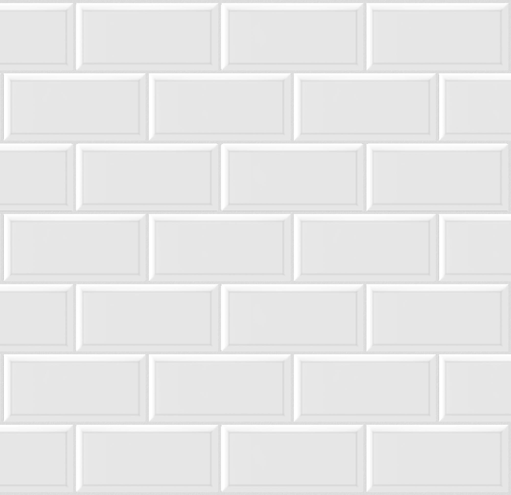 1 plaque de mosaïque Metro porcelaine blanc 28.8 x 34 cm ARTENS - 7