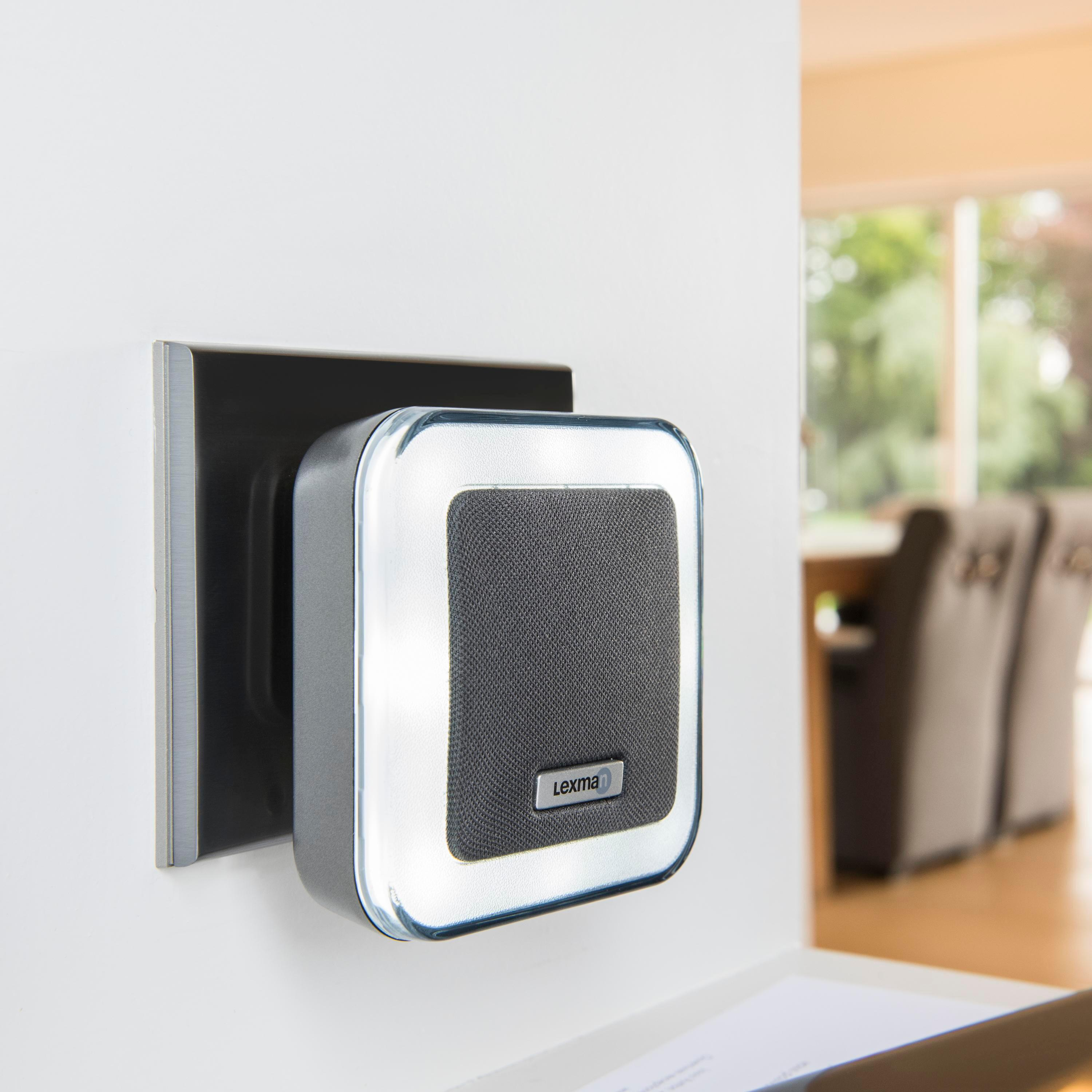 Carillon sans fil D13 LEXMAN, gris / argent - 2