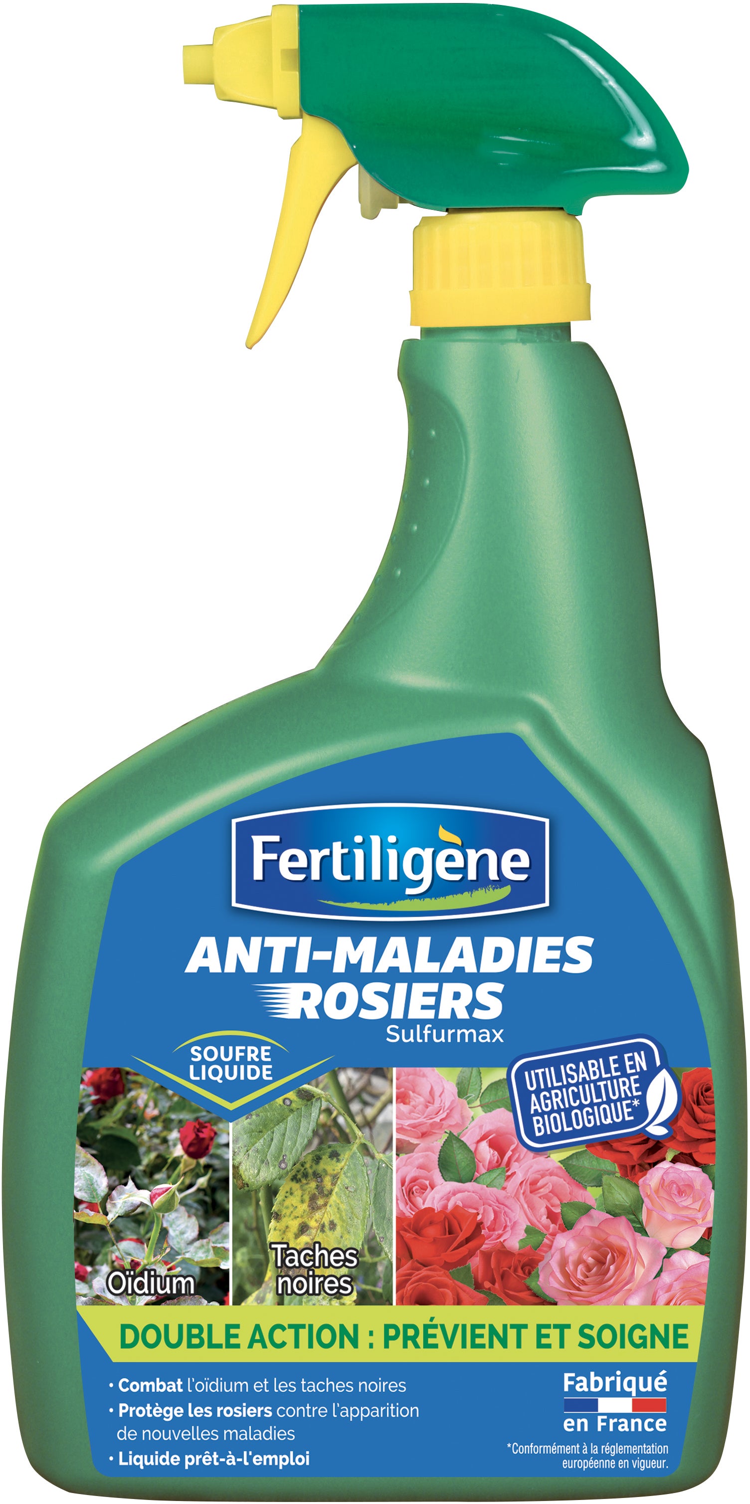 Traitement Bio Maladies Des Rosiers 1,5L - Fongicide Naturel Puissant Oïdium, Taches Noires & Rouille