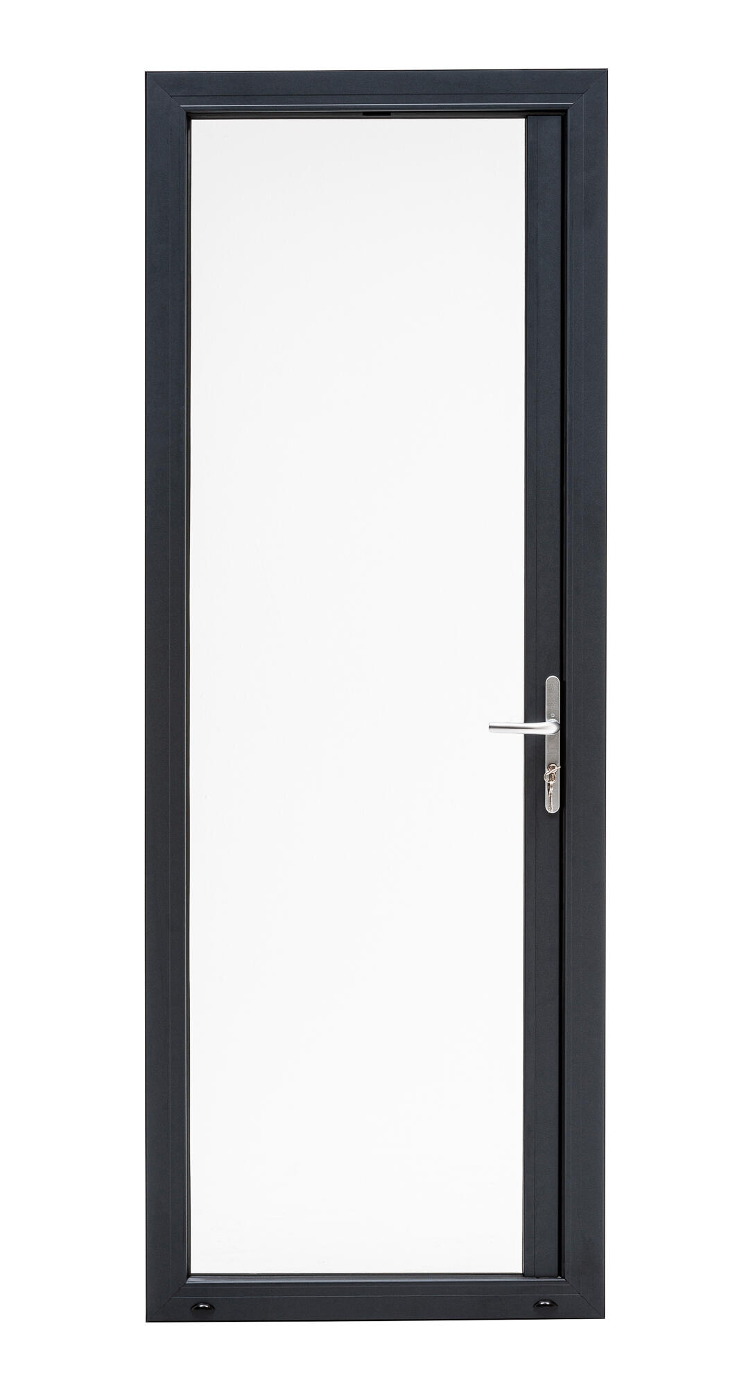Porte-fenêtre alu Essentiel H.215xl.90 cm 1 vantail tirant droit gris anthracite - 6
