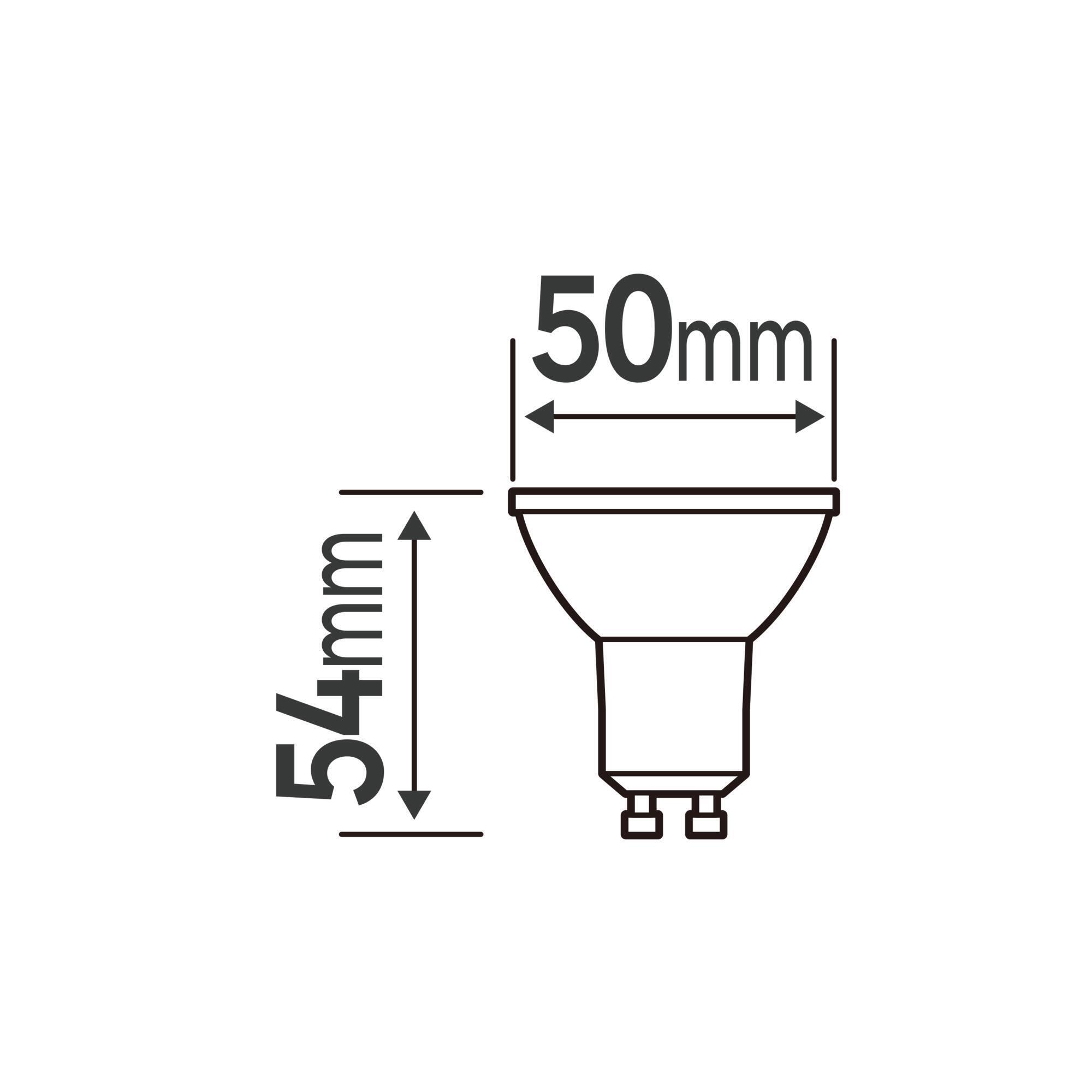 Lâmpada led GU10 VID 450 lm 4000K Lexman - 4
