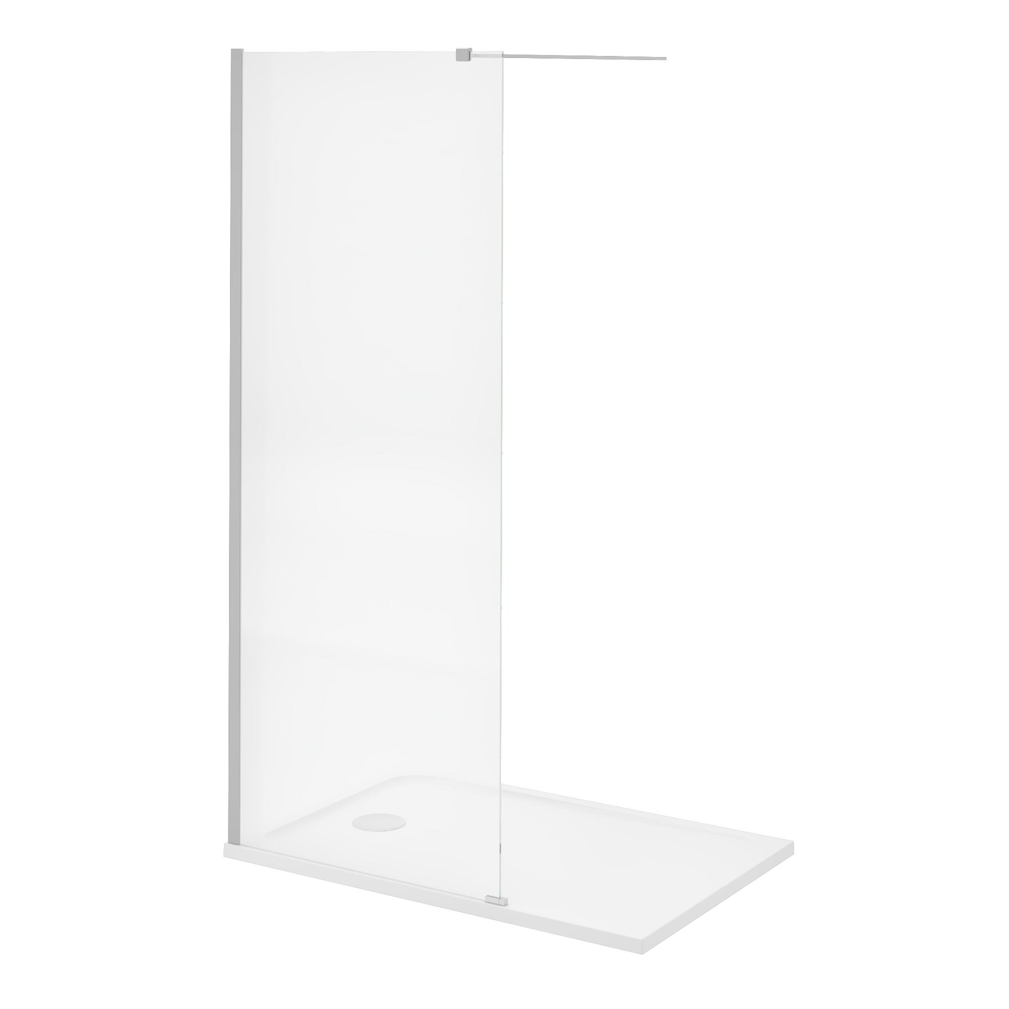 Kabina Walk-in Remix 80x200 transparentna profil chromowany Sensea - 23