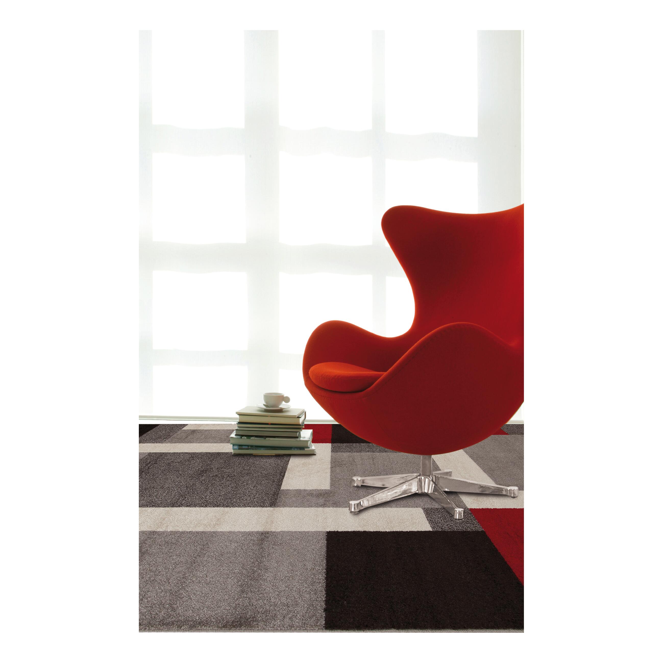 Tappeto Casa riquadri geometrico multicolor, L 230 x L 160 cm - 2