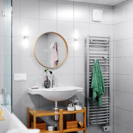 L'aérateur SAUTER Zému smart est un aérateur permanent pour une ventilation des pièces en continu et une évacuation de la buée et des mauvaises odeurs maîtrisée. - 1