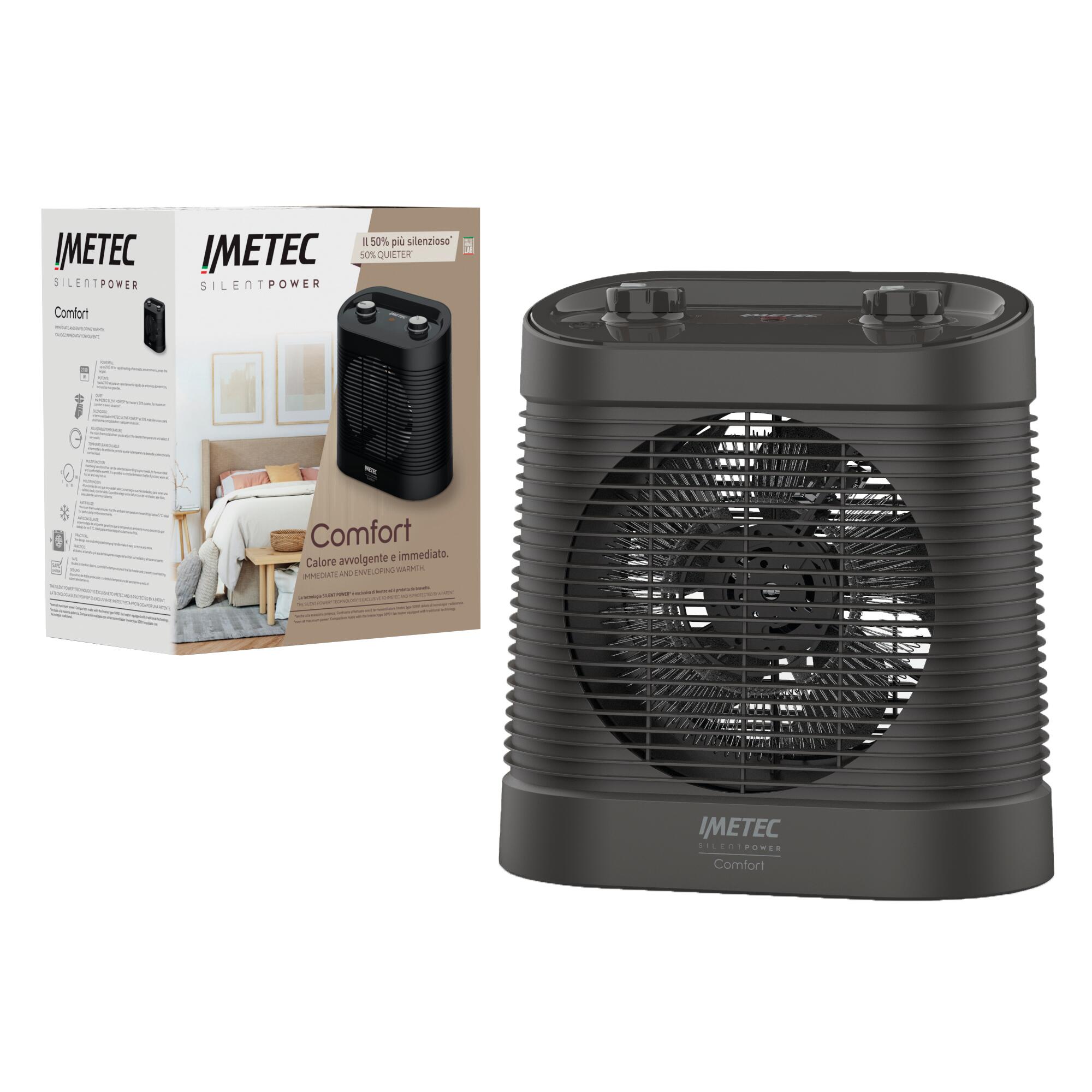 Termoventilatore elettrico IMETEC SilentPower nero - 3