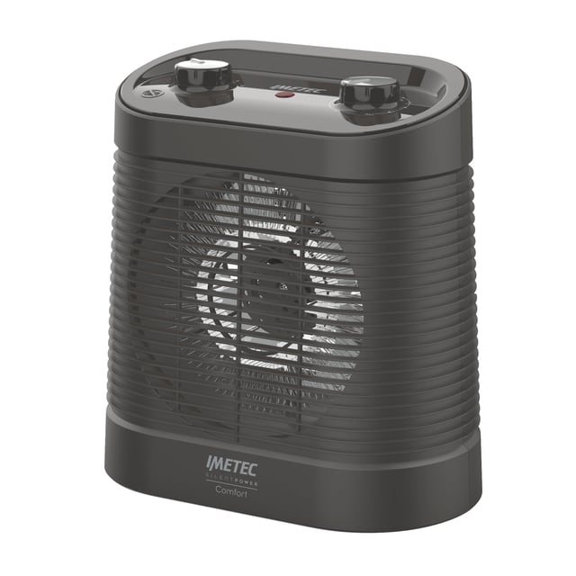 Termoventilatore elettrico IMETEC SilentPower nero