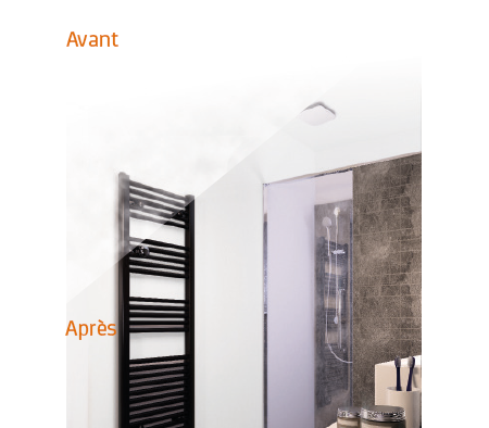 La VMC simple flux autoréglable est dotée d'un système anti buée - 2