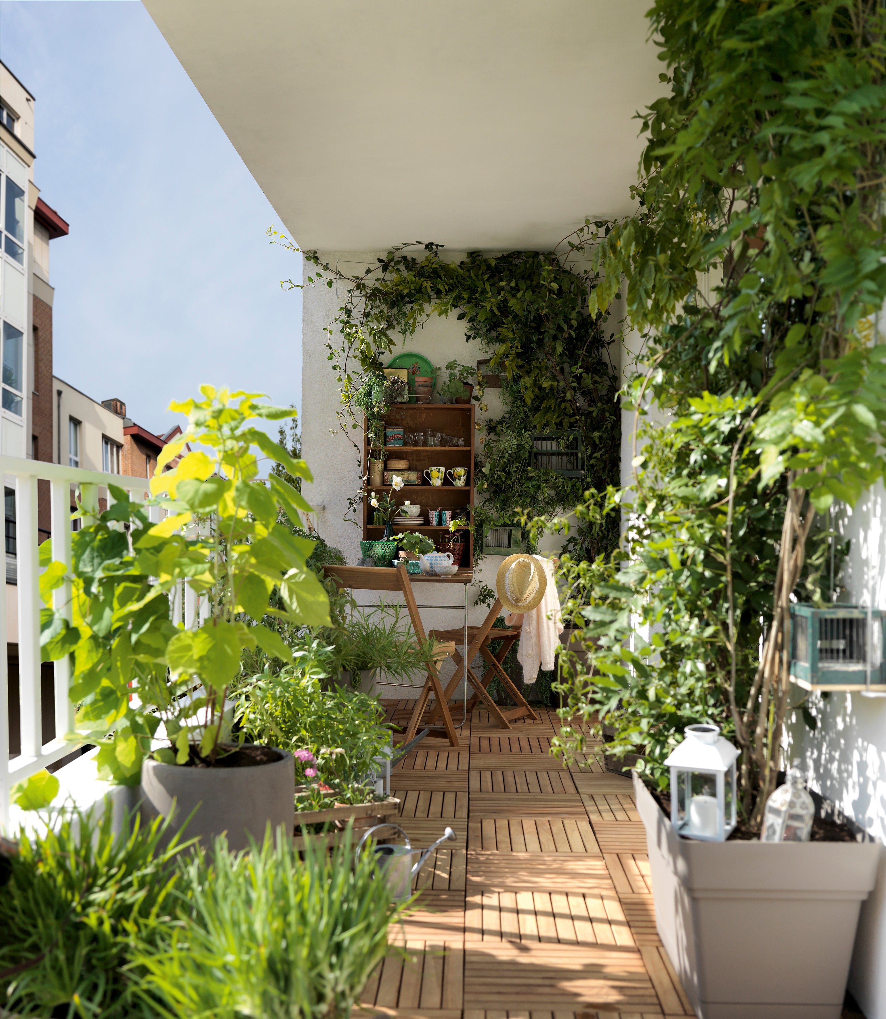 Un beau balcon plein de plantes | Leroy Merlin