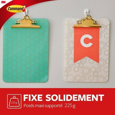 Crochet adhésif standard pointe métal Command  - 1