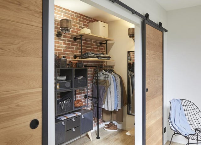 photo d'un dressing fermé