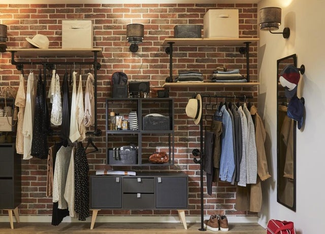 photo d'un dressing ouvert