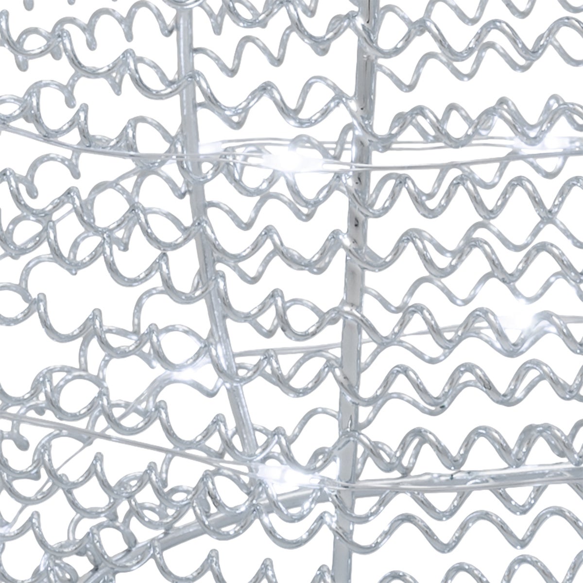 Pupazzo di neve decorativo luminoso in piedi 80 lampadine led bianco freddo L 0.4 m x H 33 cm - 10