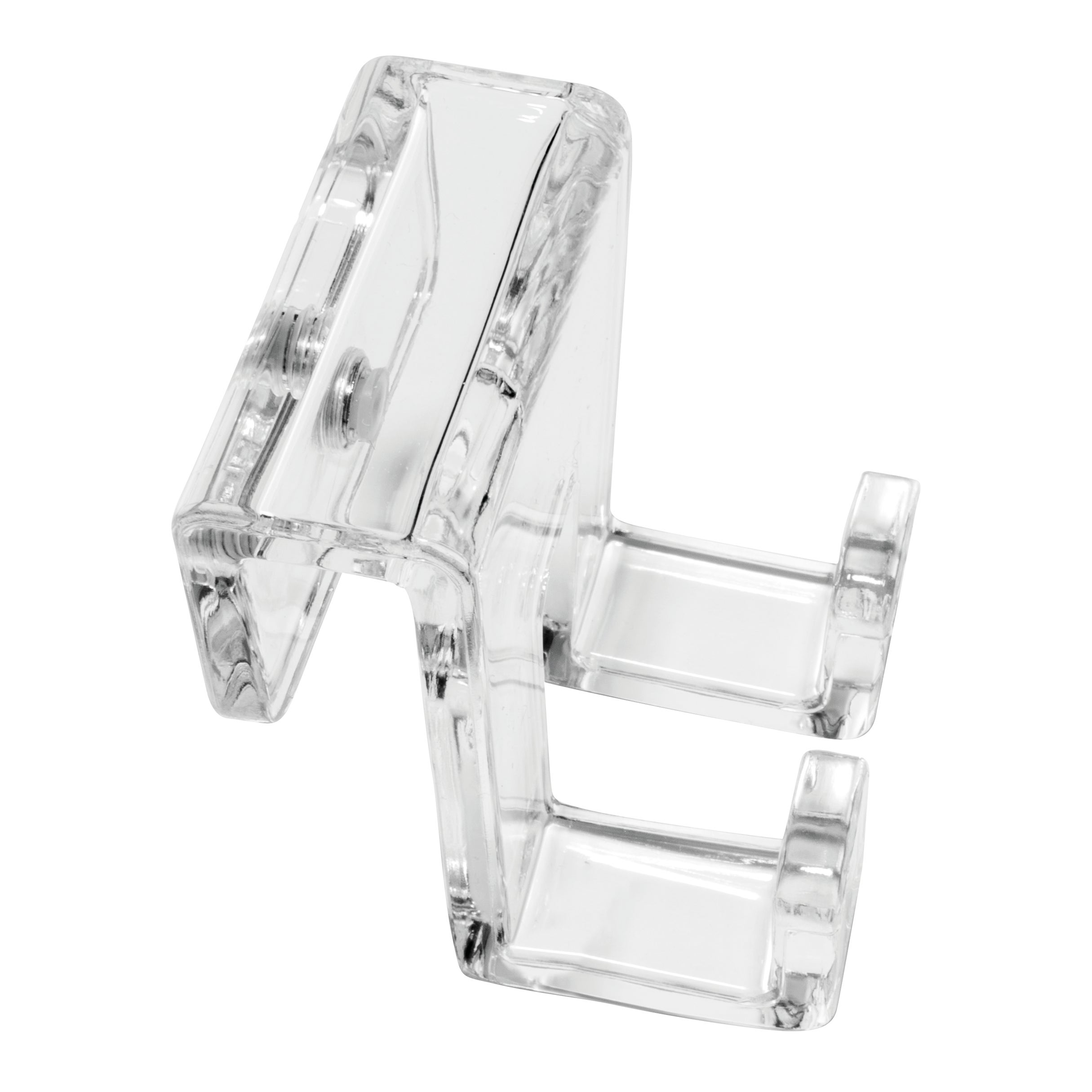 Gancio da appendere Bright in pvc trasparente lucido, max 0.5 Kg - 6
