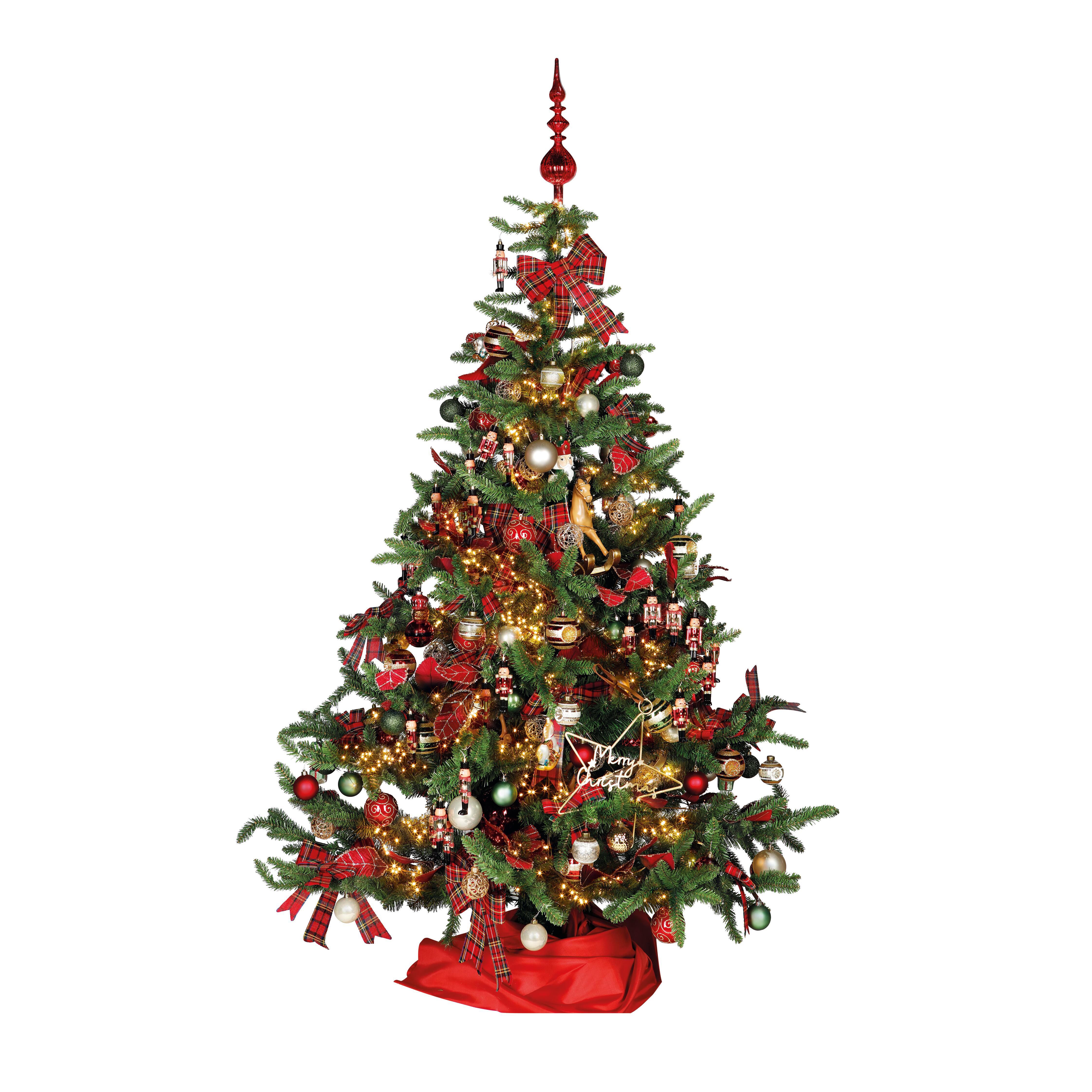 Set di 2 fiocchi in poliestere multicolore H 1 x L 14 x P 17 cm - 2