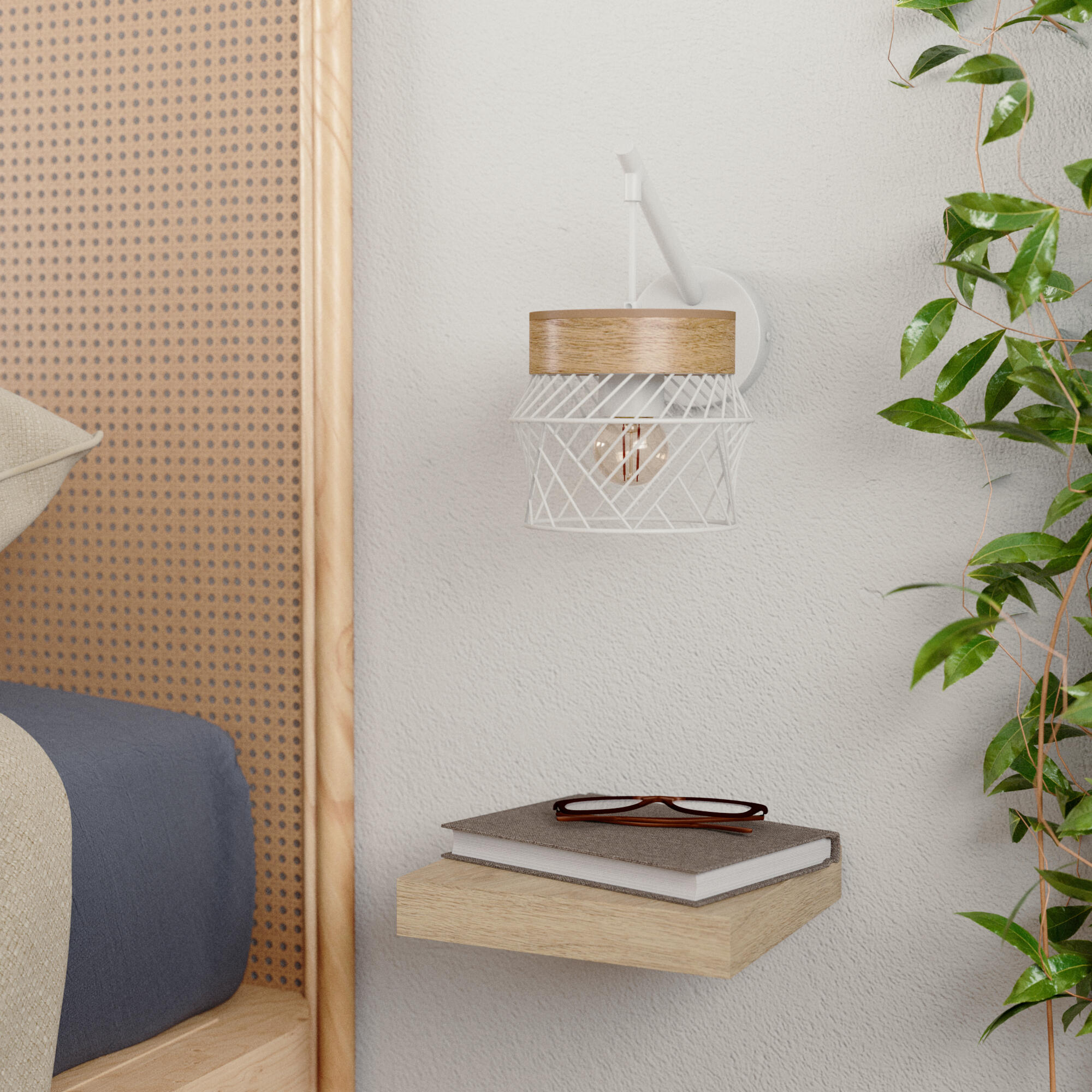 Aplique INSPIRE Kanel E27 blanco INSPIRE - 19