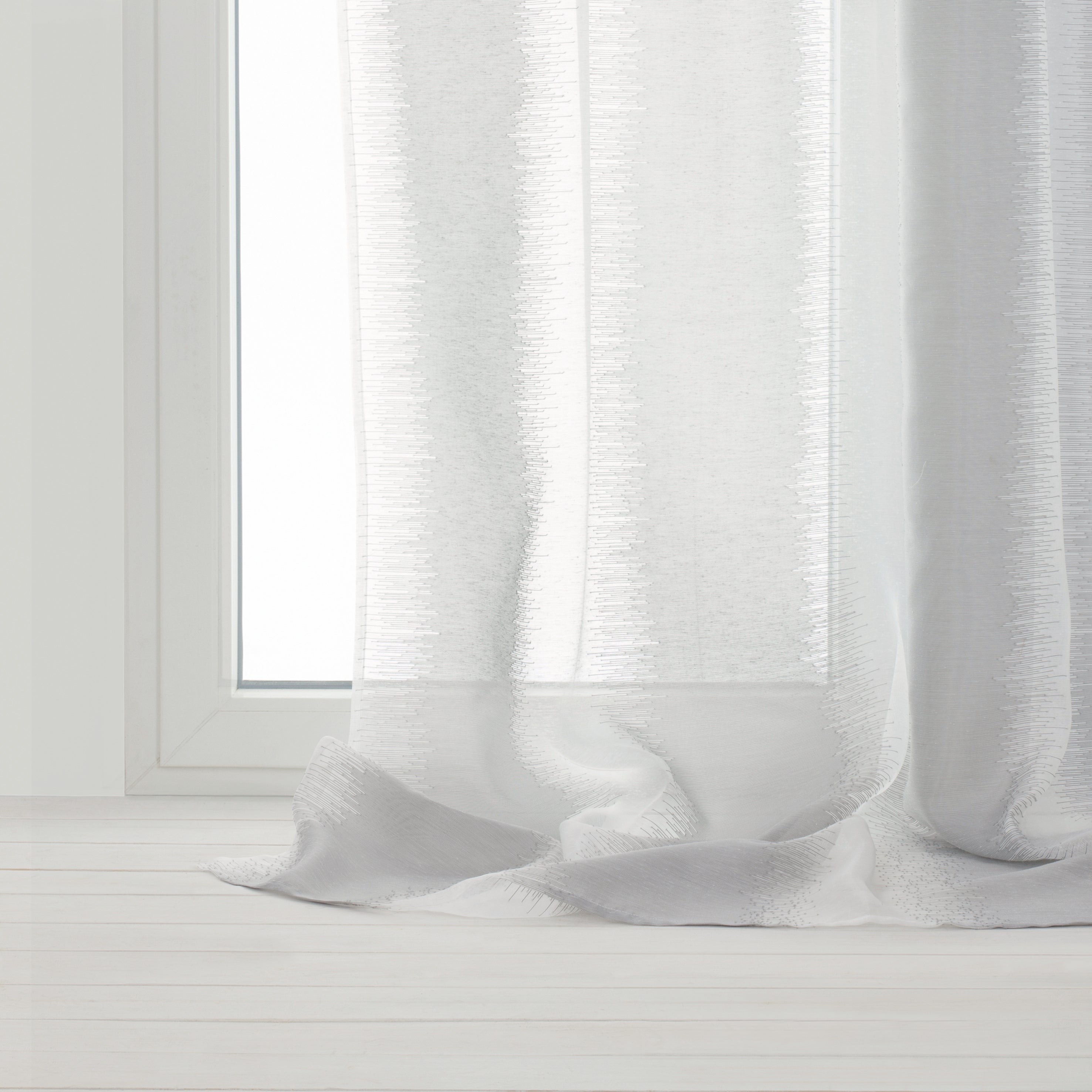 Tenda INSPIRE Voile Diamant grigio, occhiello 140x280 cm - 7