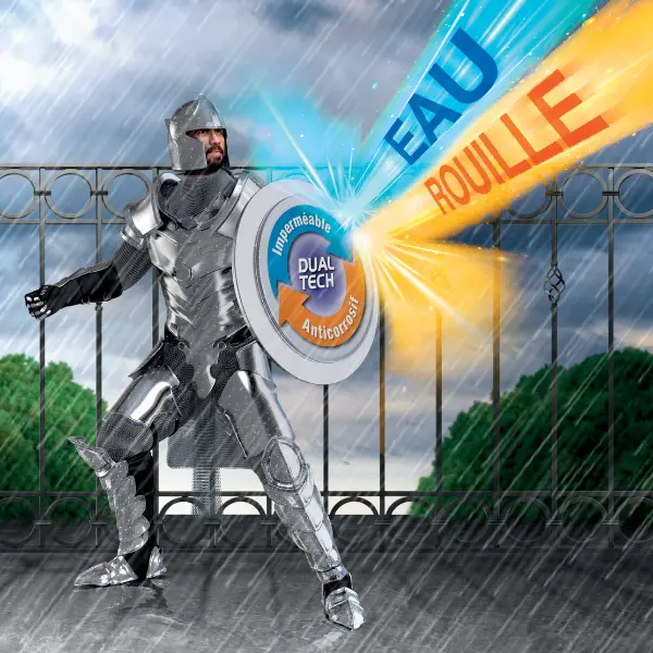 Une peinture fer extérieur direct sur rouille résistante à toutes les conditions. 
Hammerite est spécialisé dans la peinture fer extérieur pour embellir et protéger ses métaux extérieurs. - 3