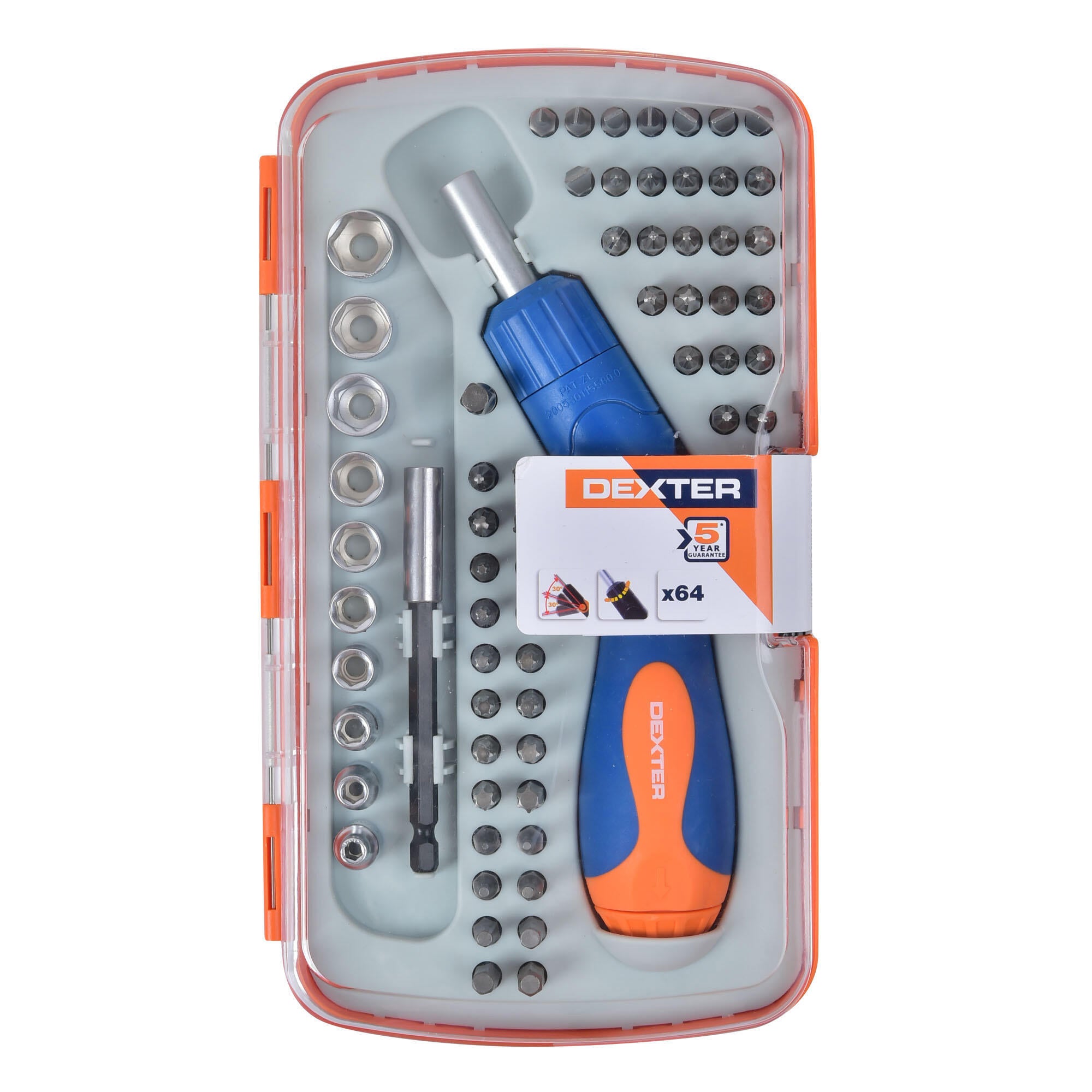 Coffret 33 Pièces : Mini Cliquet 1/4 & Jeu De 30 Embouts De Vissage - Marque OC-PRO, Idéal Bricolage
