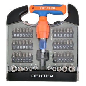 Set de vissage 48 pièces DEXTER Leroy Merlin Les bons plans des petits projets avant l'été