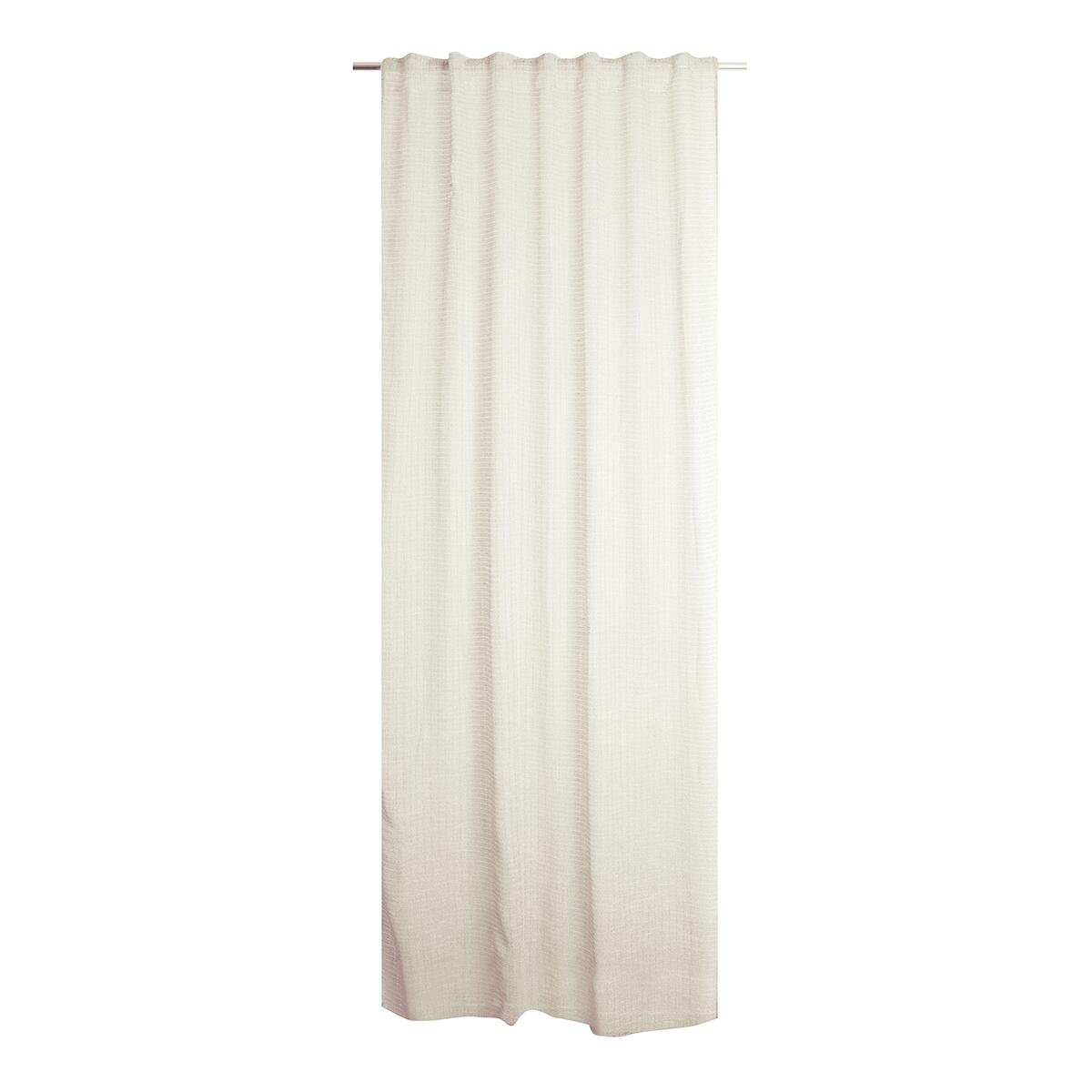 Tenda Apoline ecru, fettuccia e passanti 140x280 cm - 6