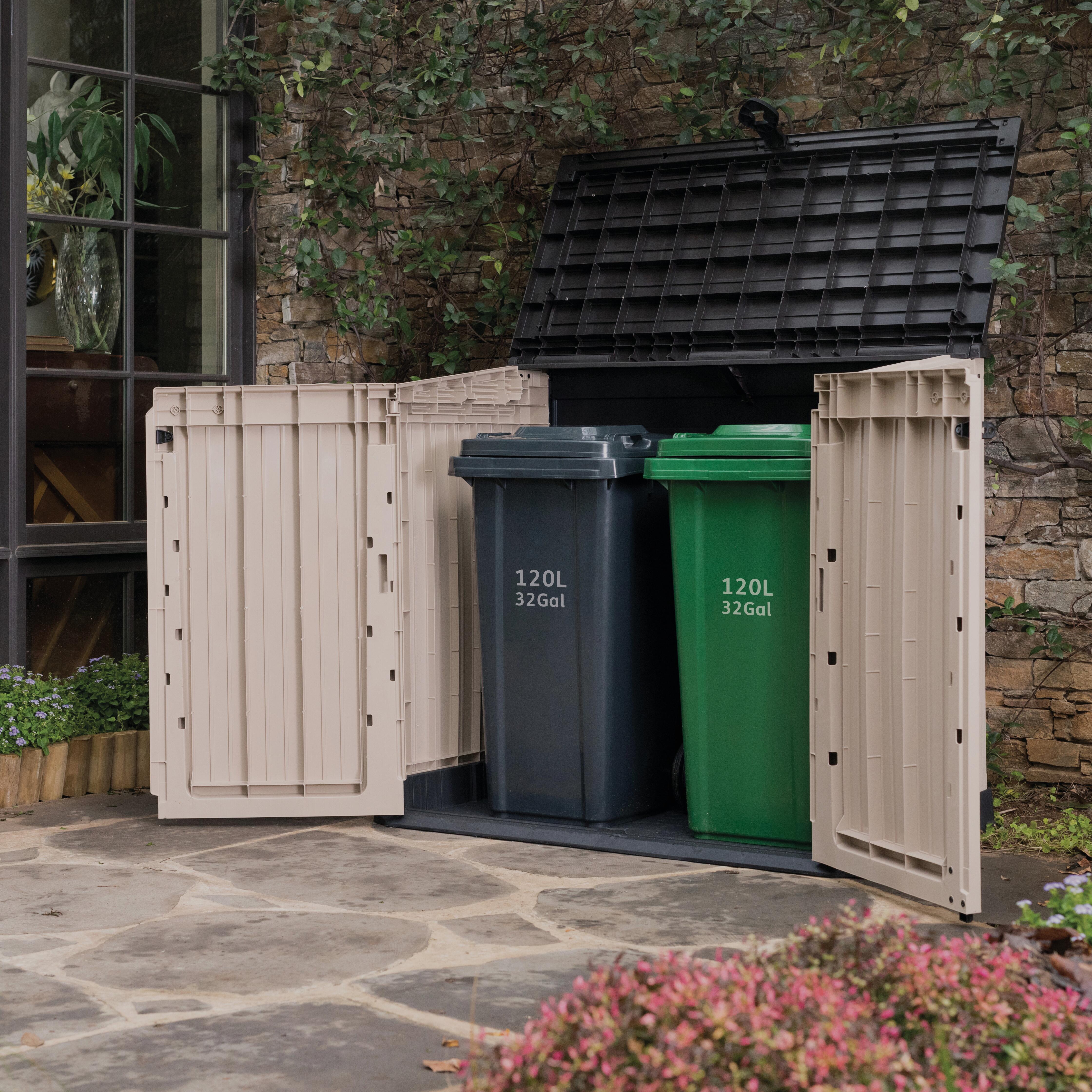 Box portattrezzi in polipropilene KETER STORE IT OUT MIDI L 130 x P 74 x H 110 cm Beige - 5