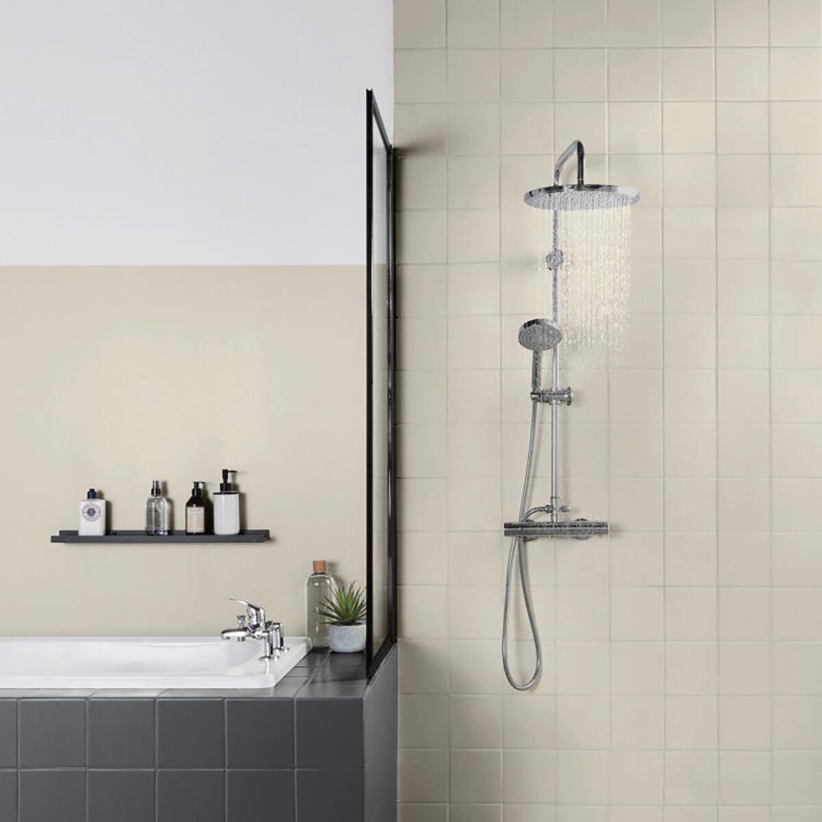 Smalto da interno per piastrelle lavabile, V33 Decolab bianco lino satinato, 0.75 L - 3