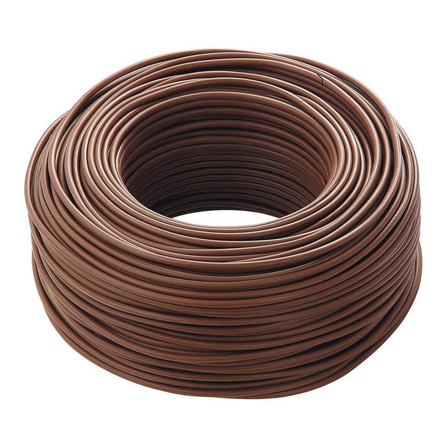 PVC Aderleitung flexibel H07V-K 1x1,5 mm² braun 100 m günstig online kaufen PVC Aderleitung flexibel H07V-K 1x1,5 mm² braun 100 m günstig online kaufen