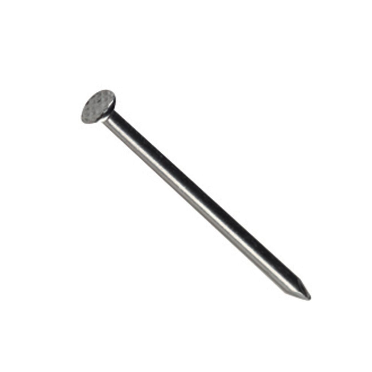 Perni In Acciaio Per Battiscopa - 1,5x20 Mm Testa Piatta, Confezione Da 100 Pezzi