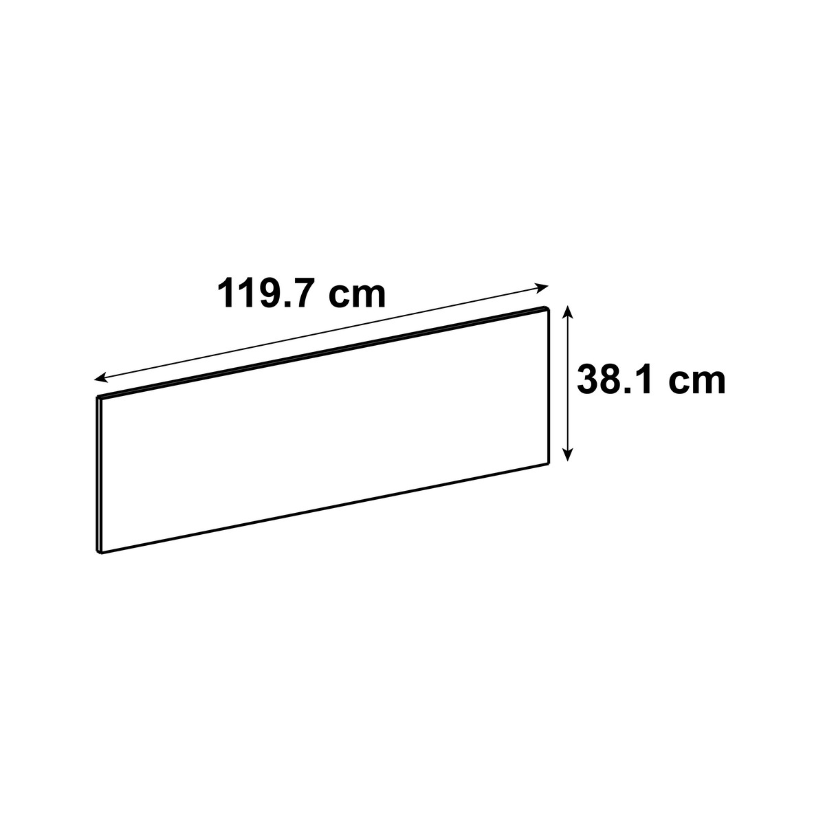 Façade de tiroir de cuisine DELINIA ID Tokyo blanc brillant H.38.1 x l.119.7 cm - 7