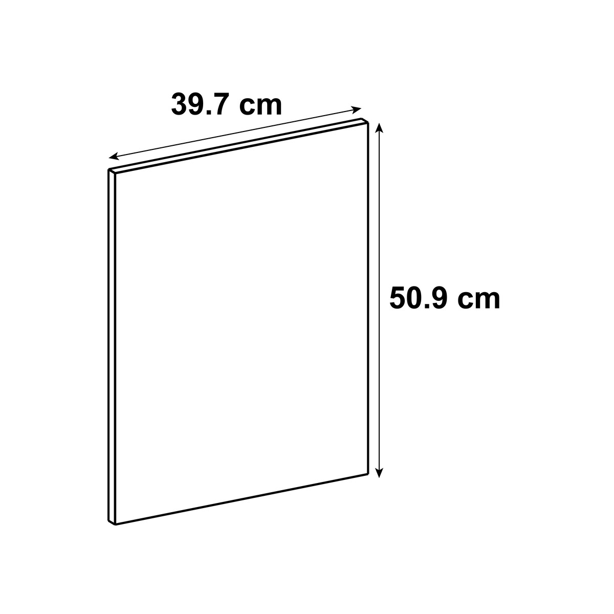 Porte de cuisine DELINIA ID Tokyo noir mat H.50.9 x l.39.7 cm - 7