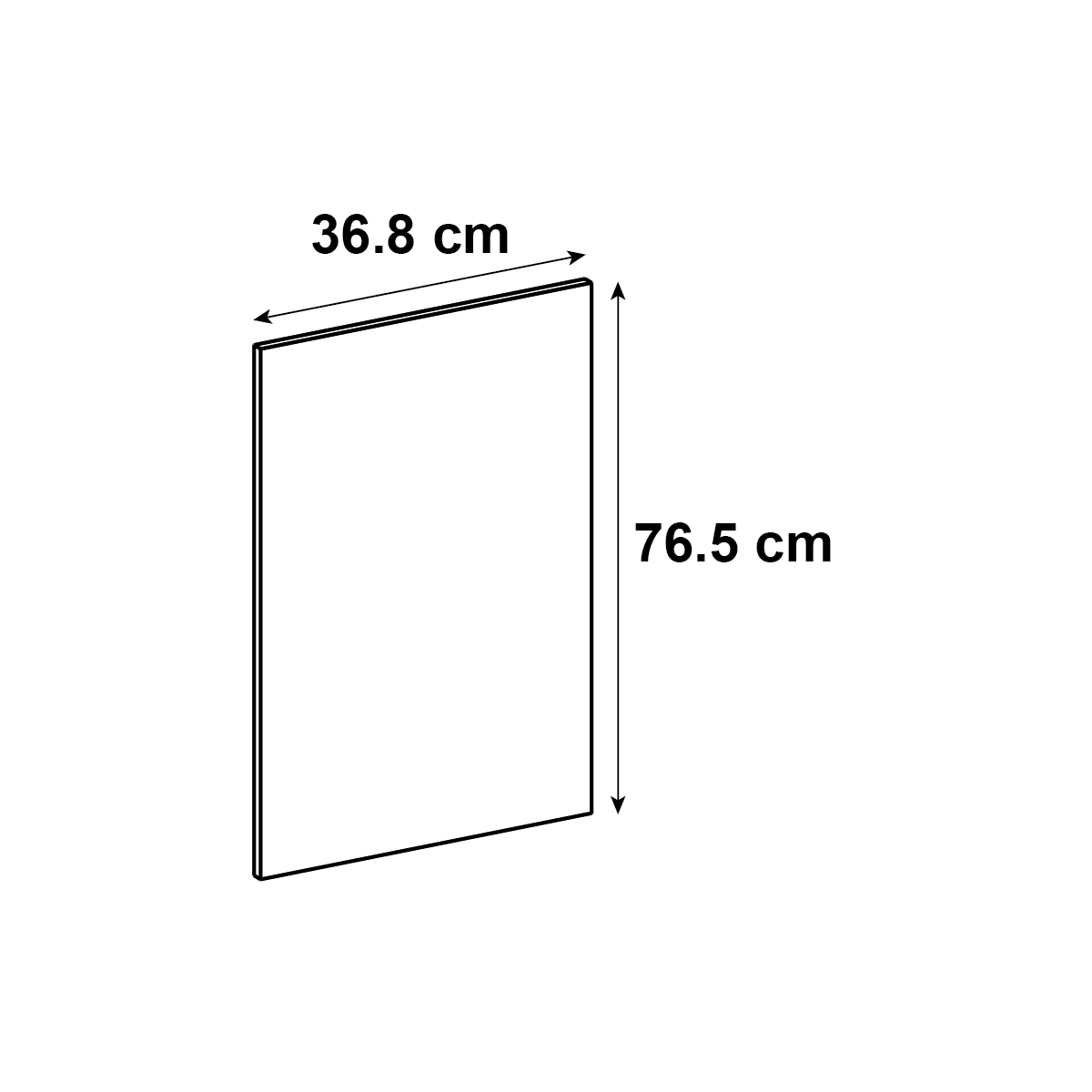 Kit de portas de canto inferior Delinia Sevilha 37X77 cm branco brilho - 7