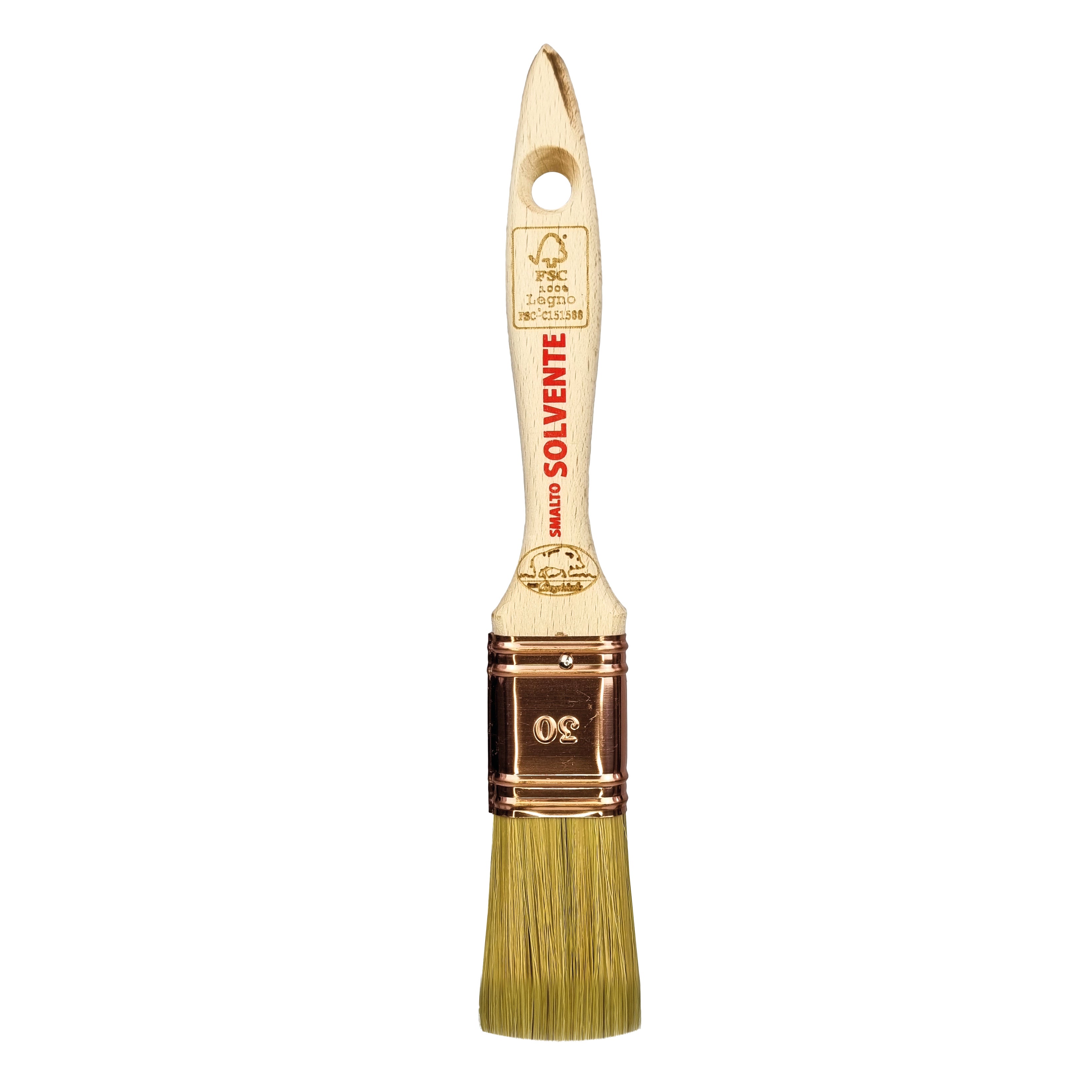 Pennello 30 mm per vernice a base solvente PENNELLI CINGHIALE - 3