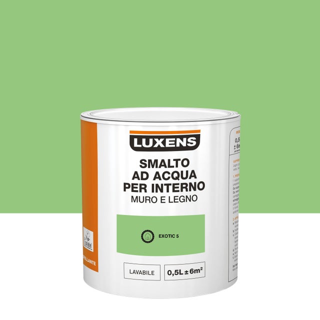Smalto da interno, LUXENS Bimano verde exotic 5 lucido, 0.5 L