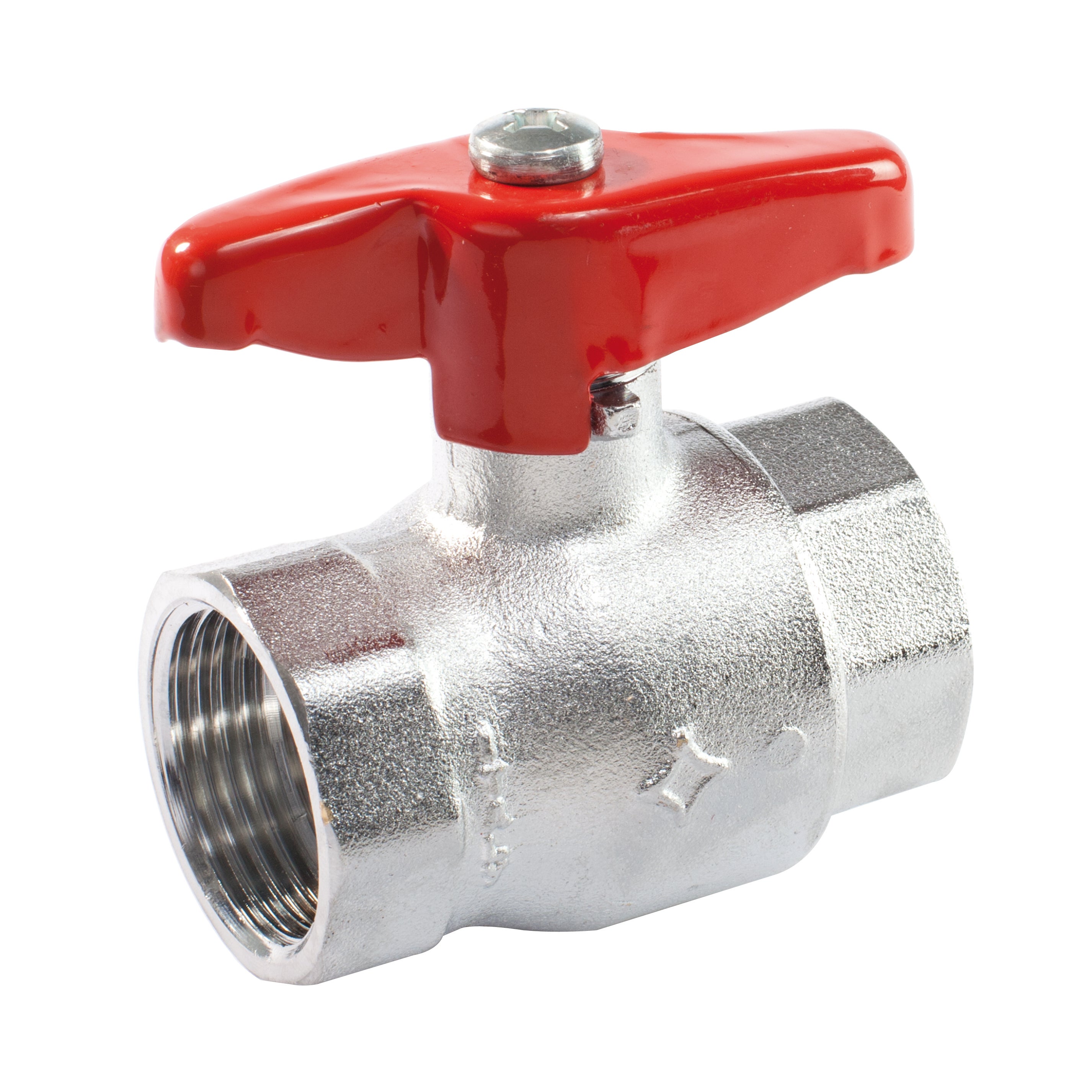 Valvola di chiusura a sfera per acqua in ottone F1/2