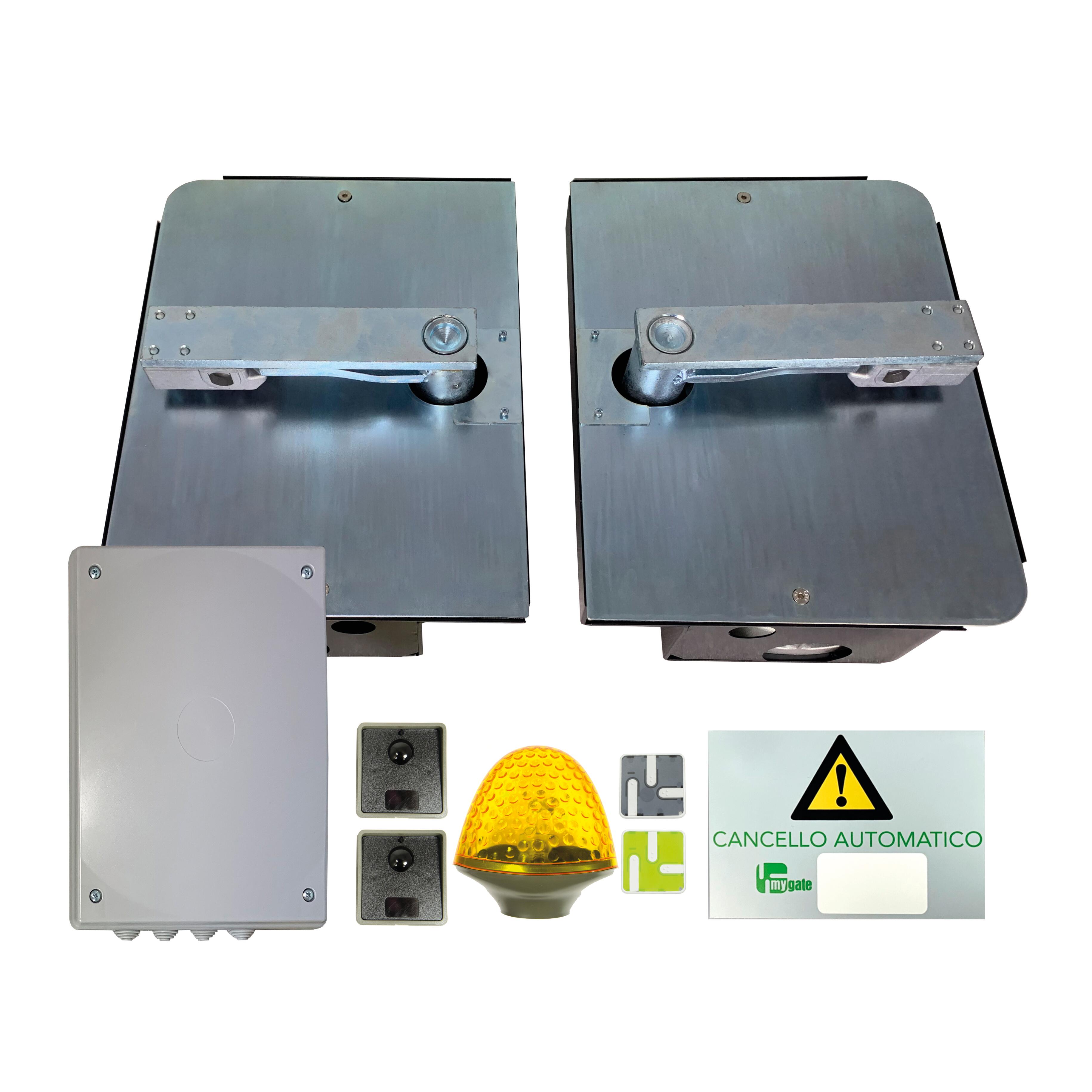 Motore per cancello doppia anta battente MYGATE Kit MyShark 230 V - 2