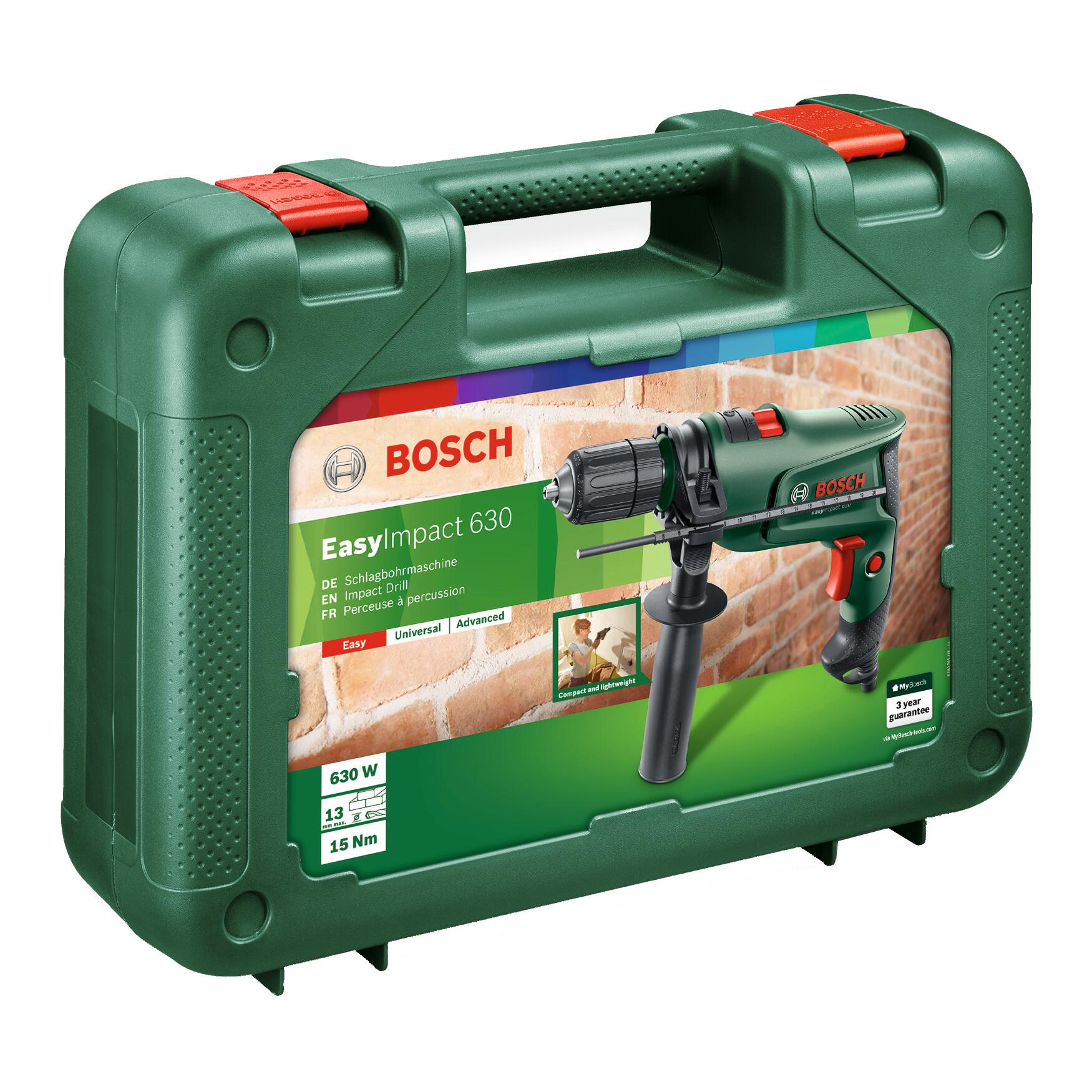 Trapano a percussione a filo BOSCH EasyImpact  + valigetta in plastica - 5