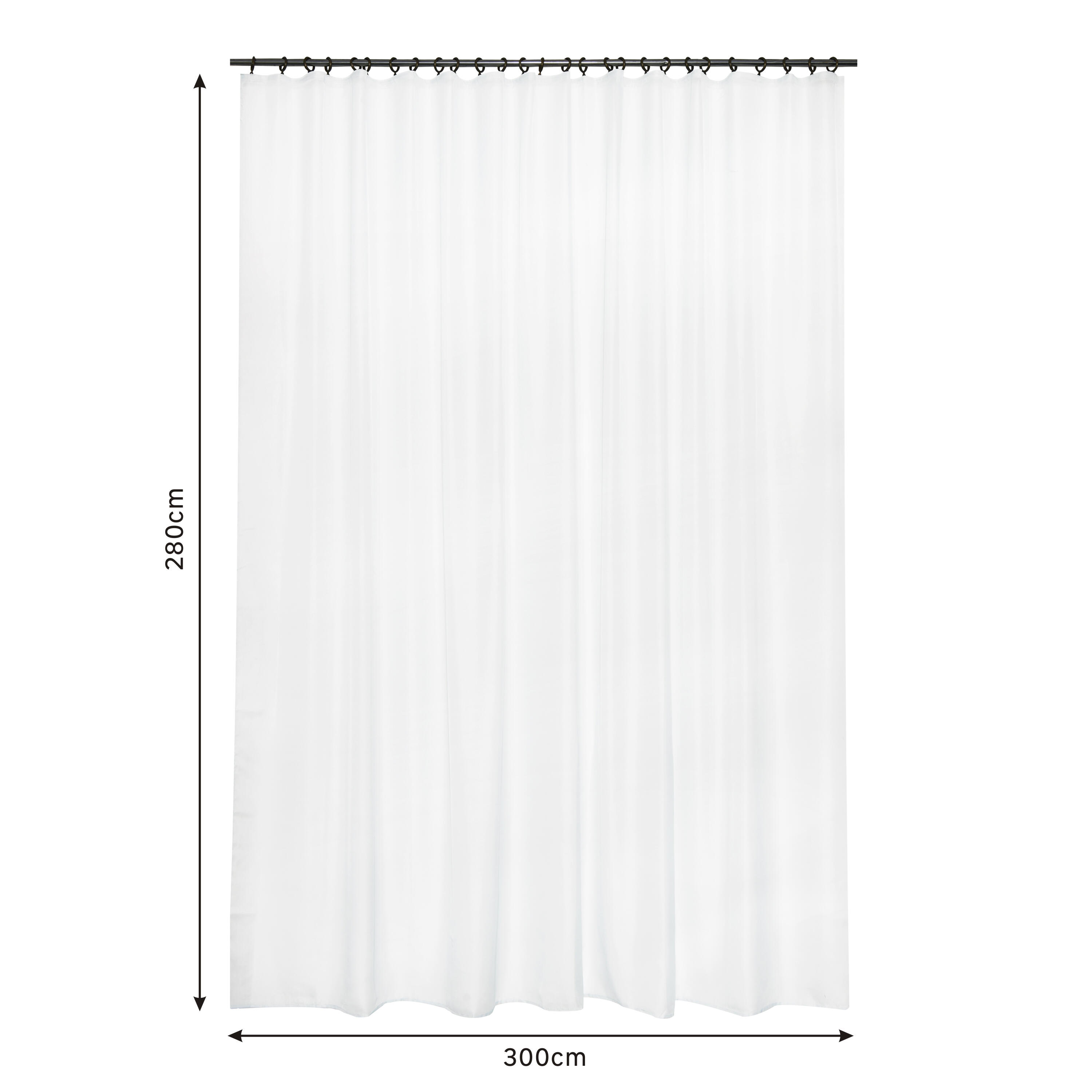 Firana na taśmie Polyone 300 x 280 cm biała Inspire - 18