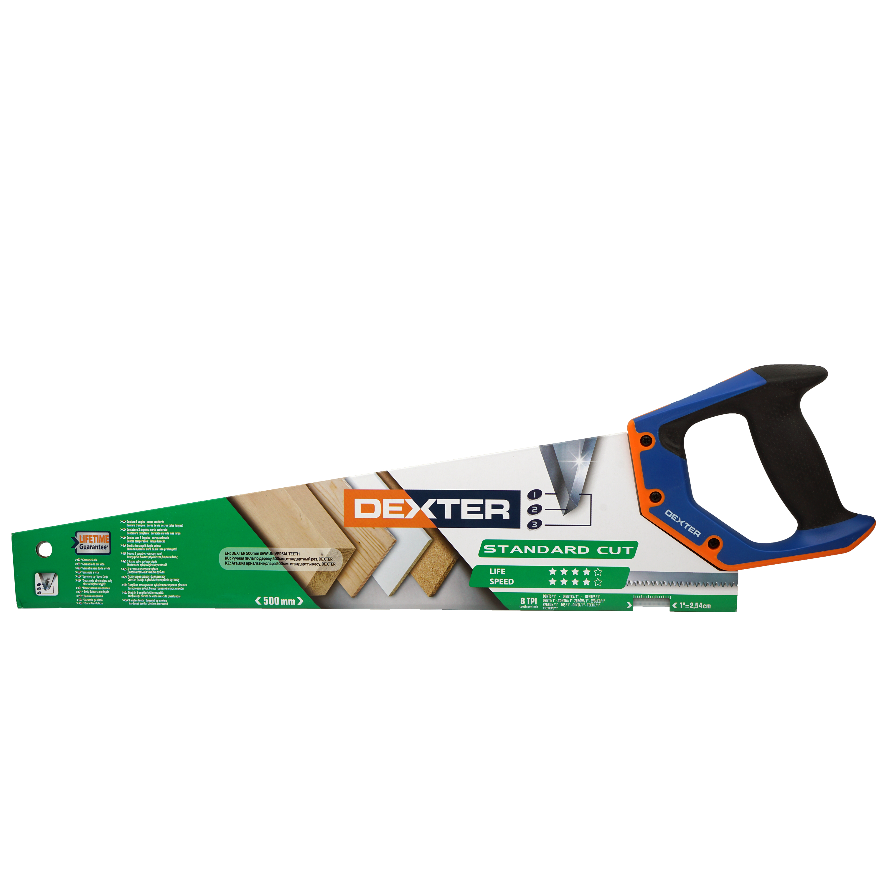 Piła stolarska płatnica 500 mm 8TPI Dexter - 3