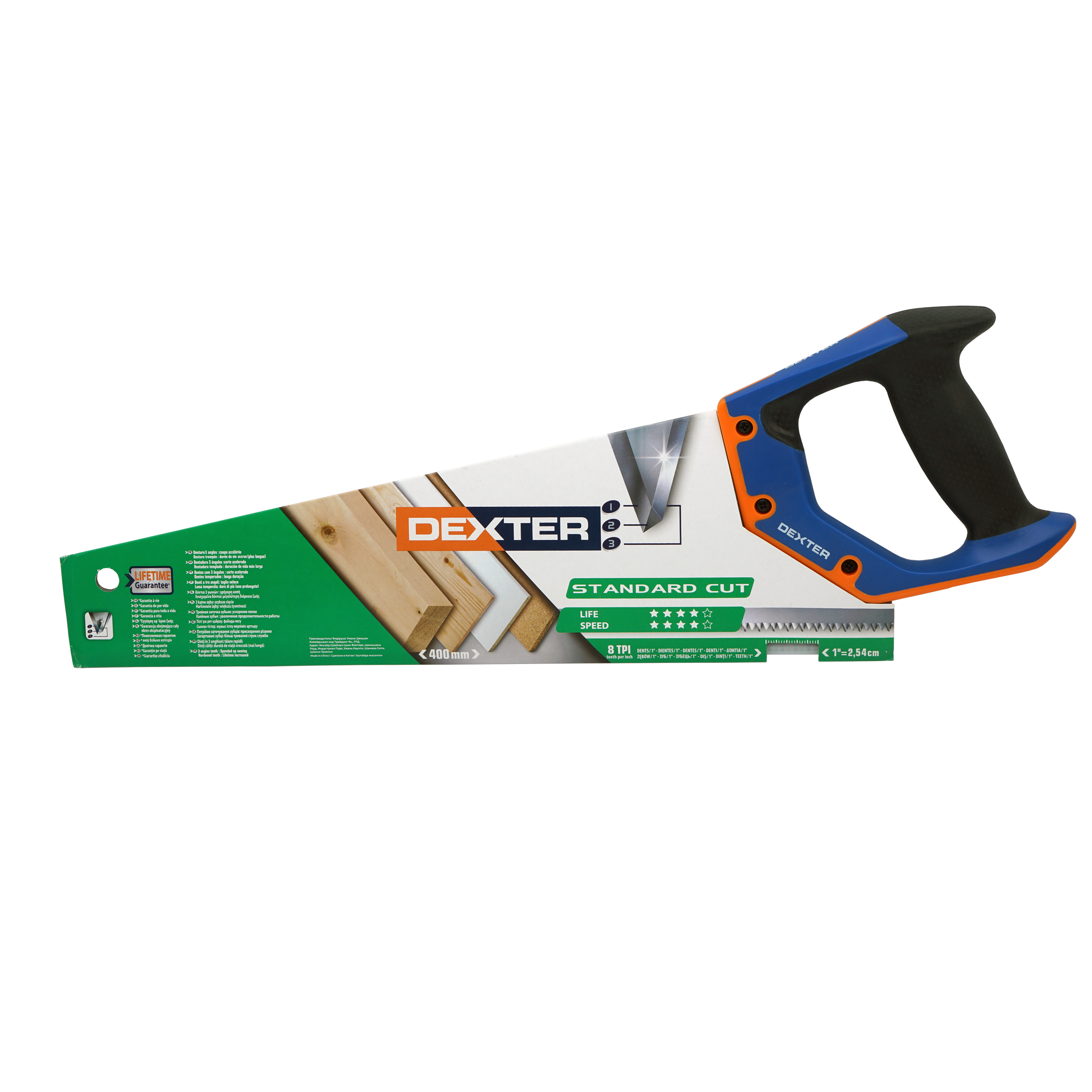 Sega a mano DEXTER  lama in acciaio temprato L 400 mm - 5