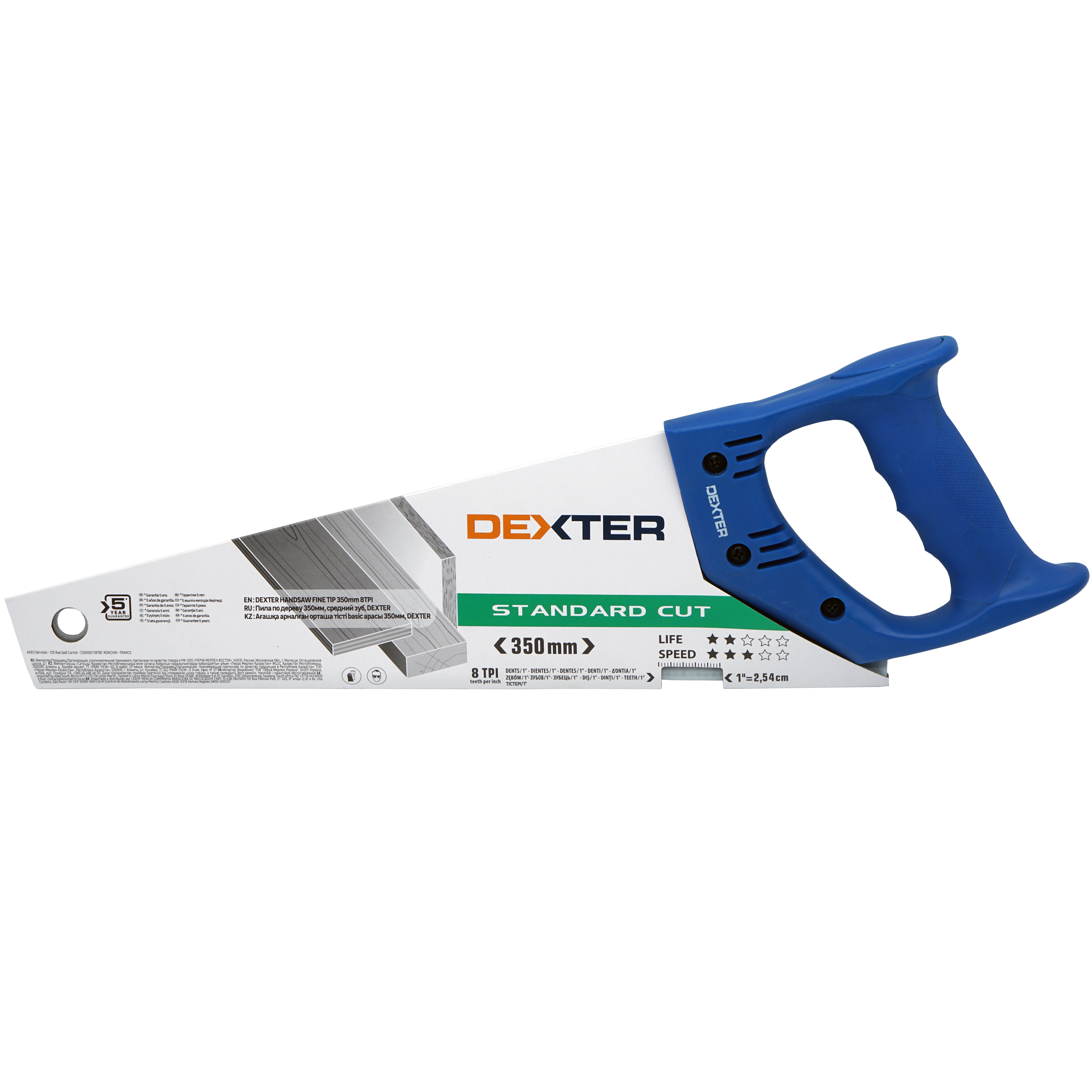 Piła płatnica 350 mm Basic 8TPI Dexter - 2